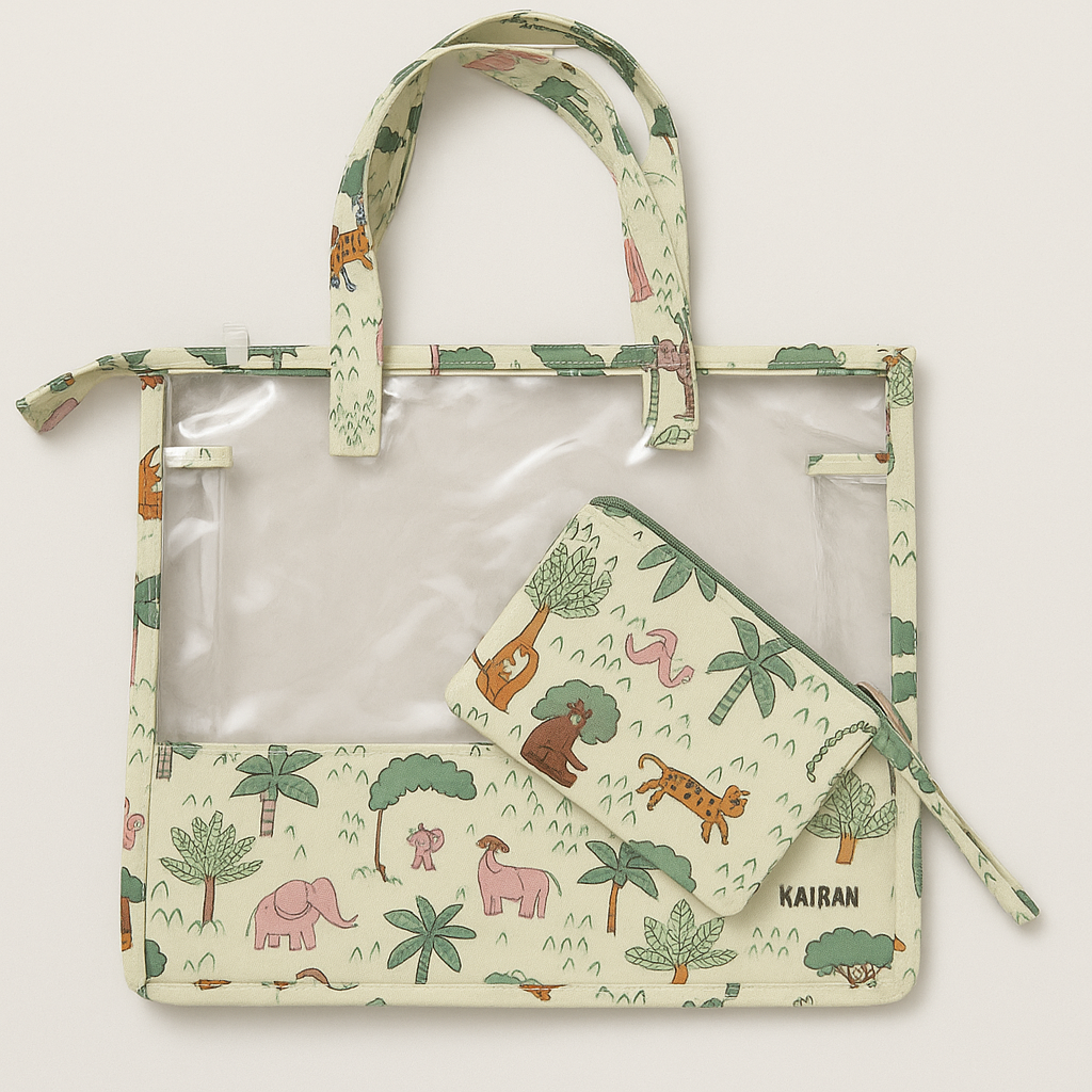 Swim/Art Jungle Book Print Personalised Bag