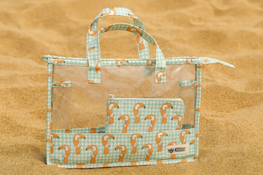 Swim/Art Toucan Print Personalised Bag