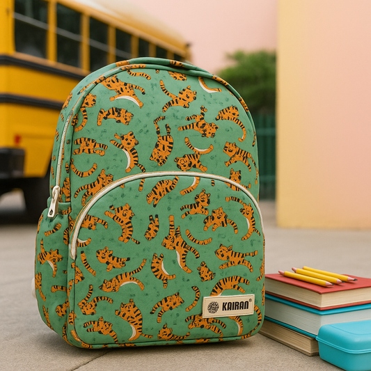 Backpack Little Tiger Print Personalized Bag
