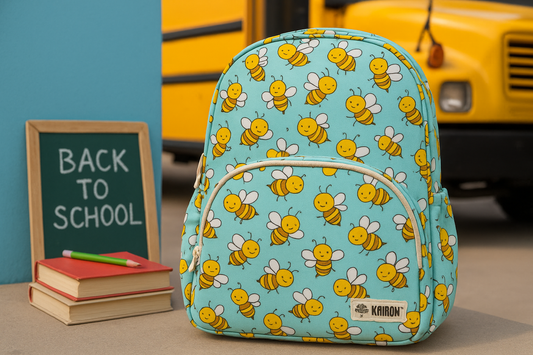Backpack Honey Bees Print Personalized Bag