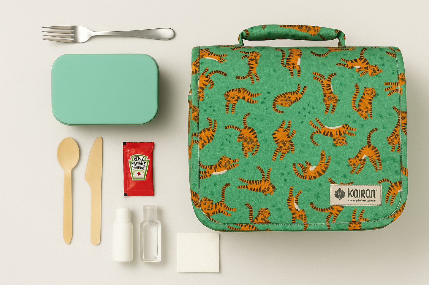 Lunch Bag Little Tiger Print Personalized Bag