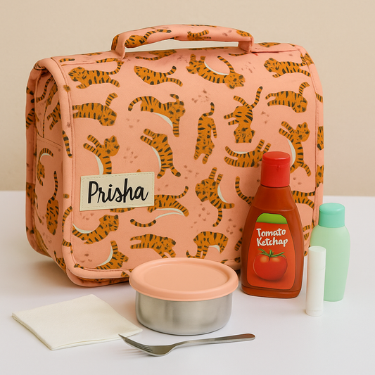 Lunch Bag Little Tigress Print Personalized Bag