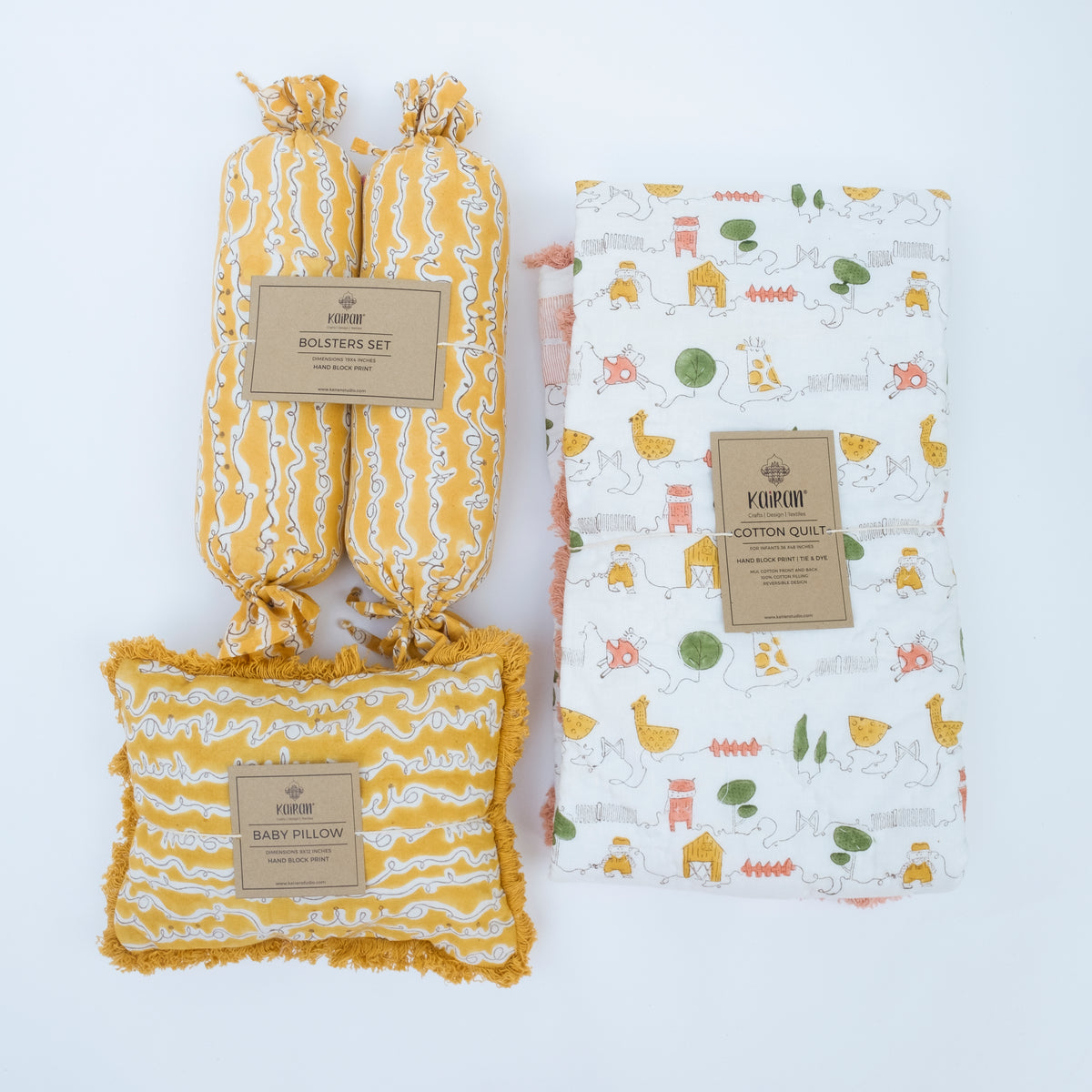 Old MacDonald had a farm Welcome To The World baby bedding Set of 4 Pcs