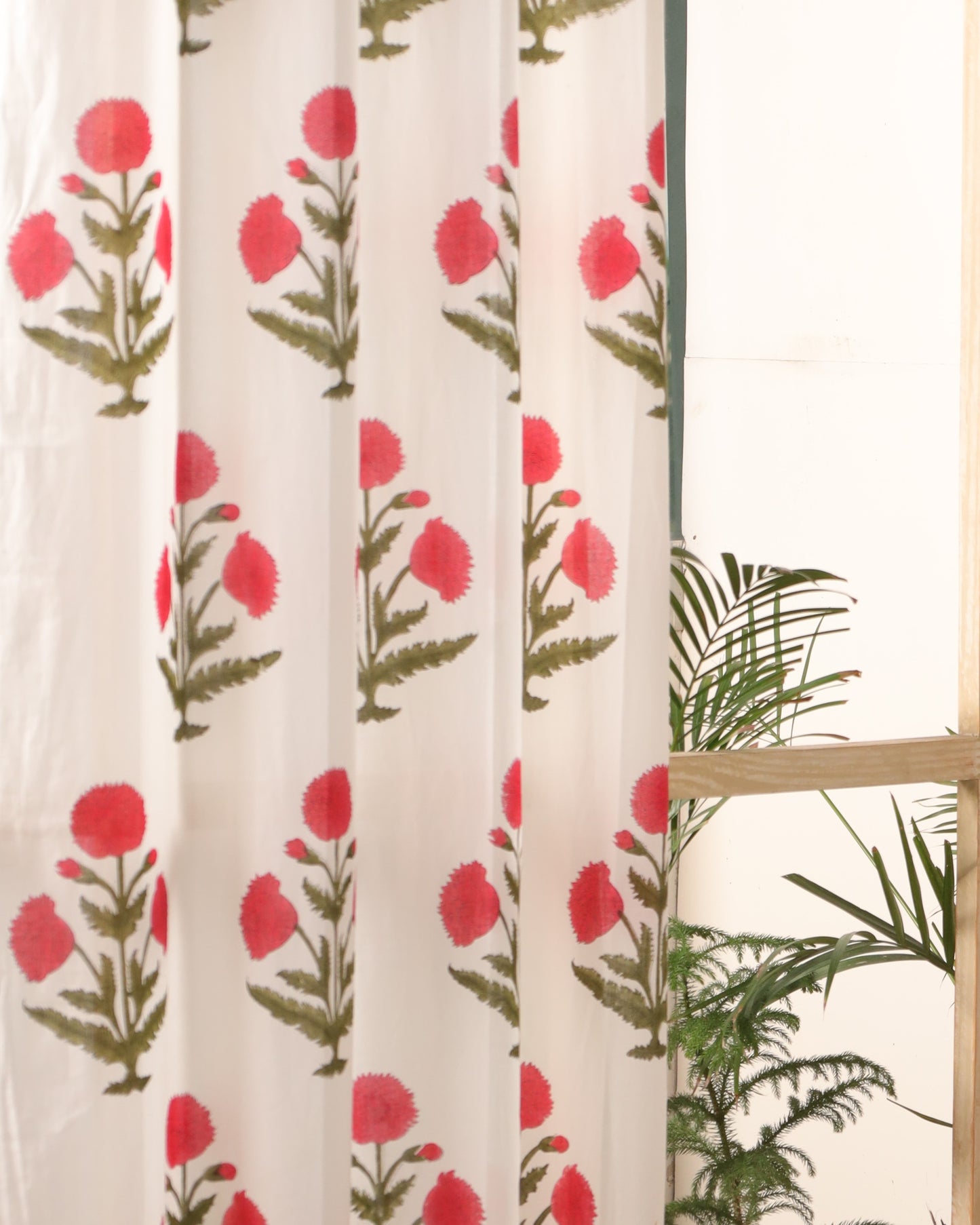 GULMARG HAND BLOCK PRINTED CURTAINS