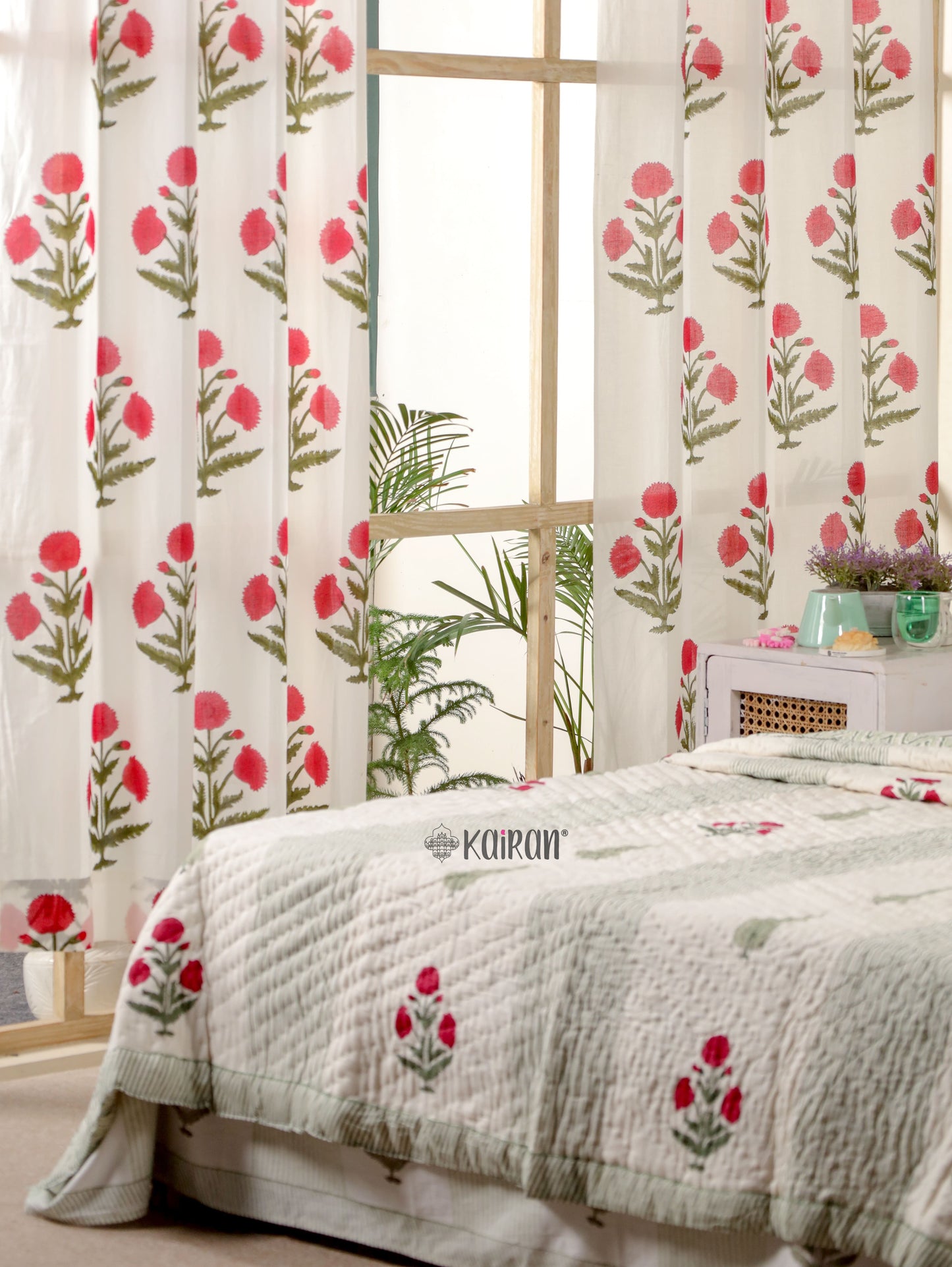 GULMARG HAND BLOCK PRINTED CURTAINS