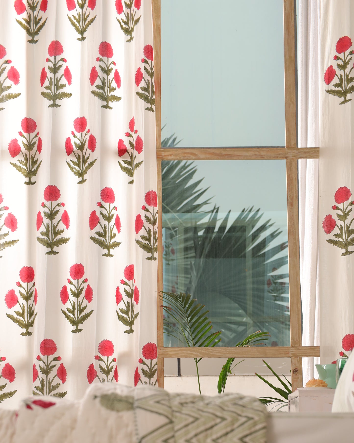 GULMARG HAND BLOCK PRINTED CURTAINS