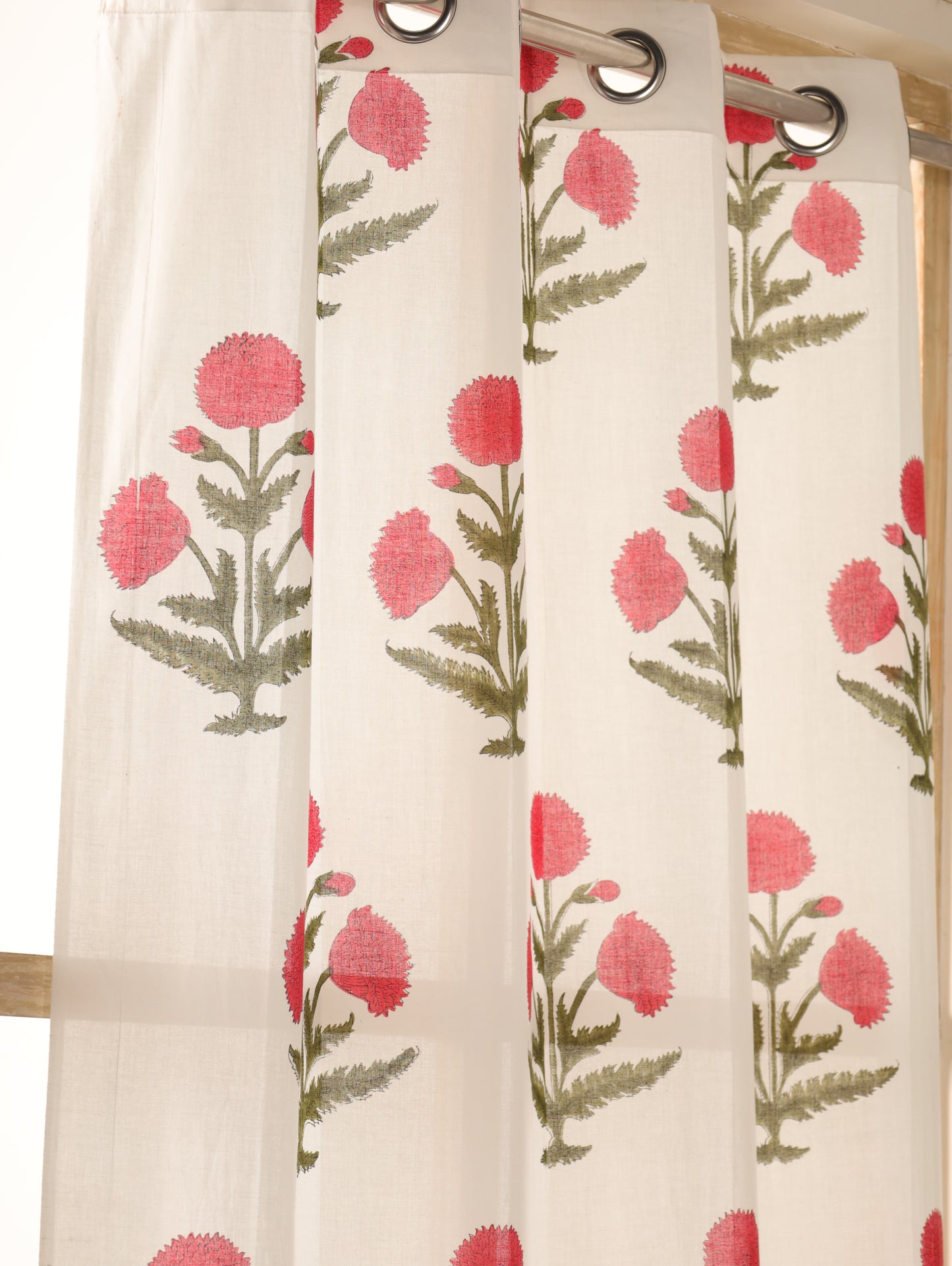 GULMARG HAND BLOCK PRINTED CURTAINS