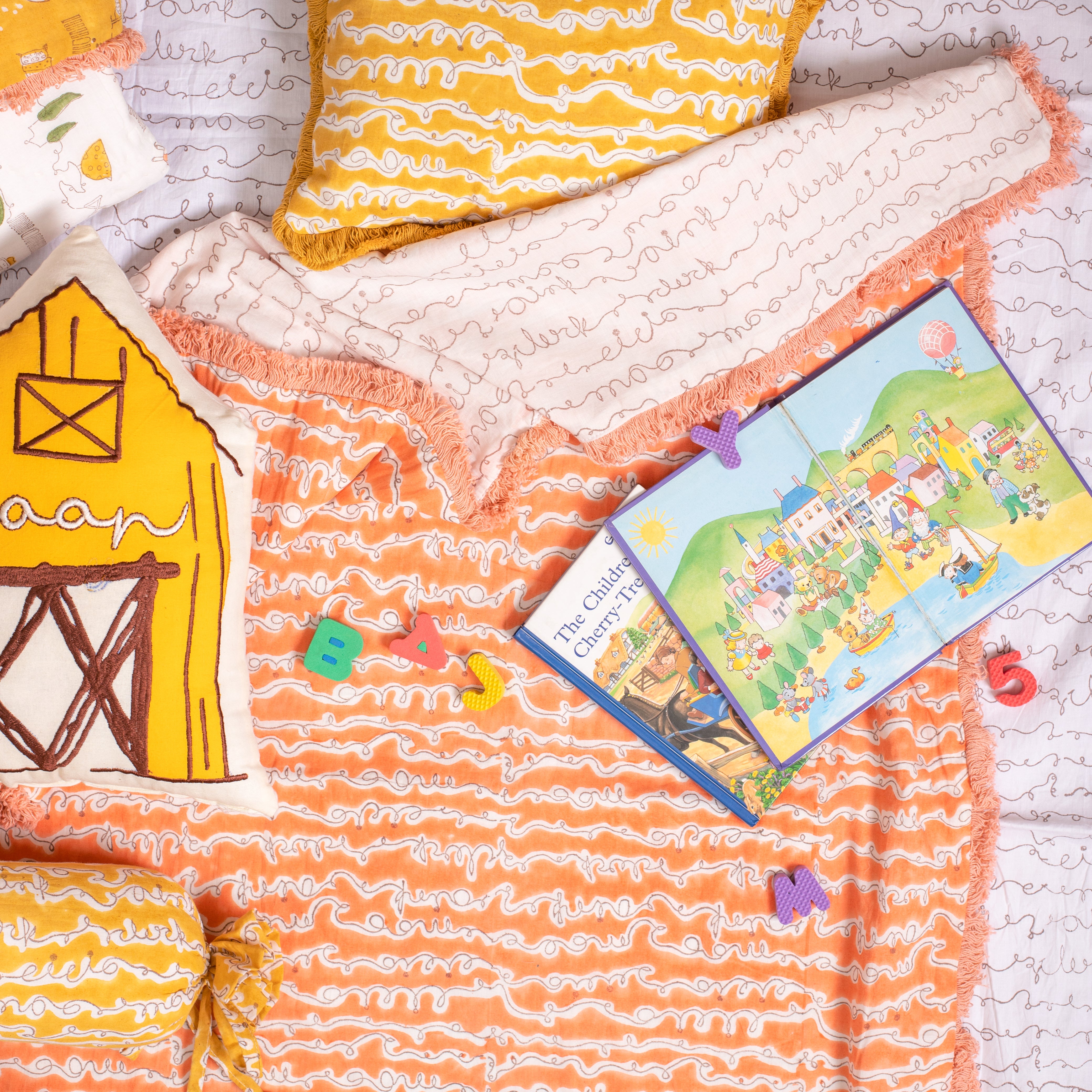 House shaped cushions