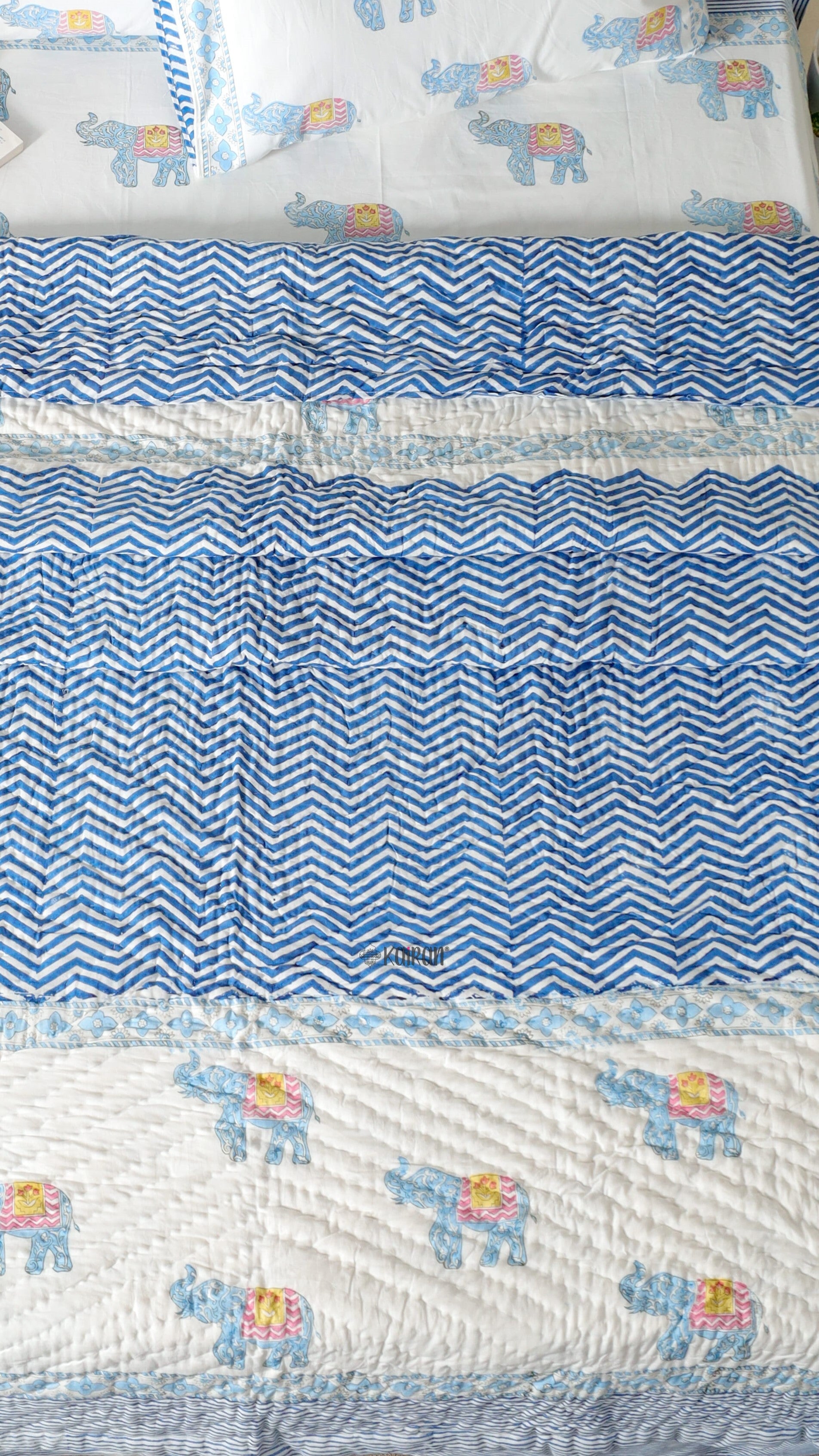 JAIPUR HAND BLOCK PRINTED QUILT