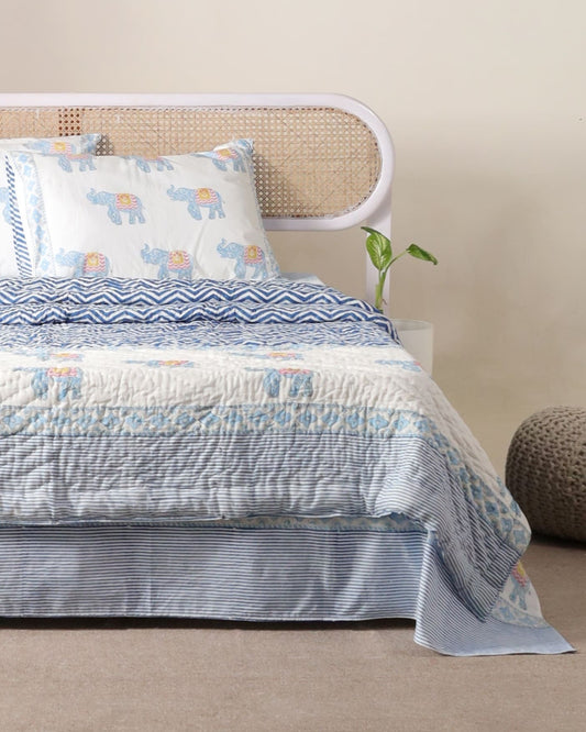 JAIPUR HAND BLOCK PRINTED BEDDING SET