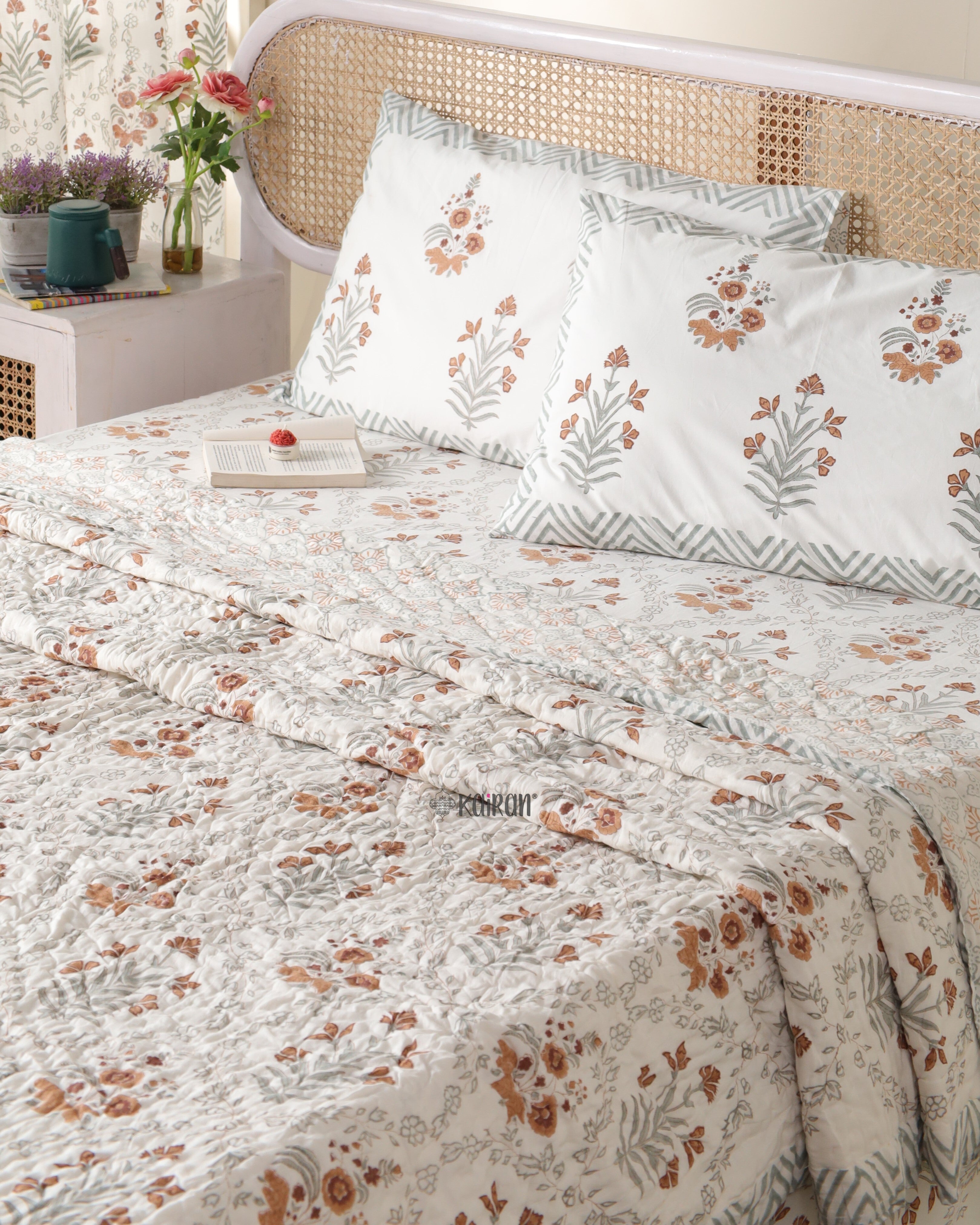 JAISALMER HAND BLOCK PRINTED QUILT