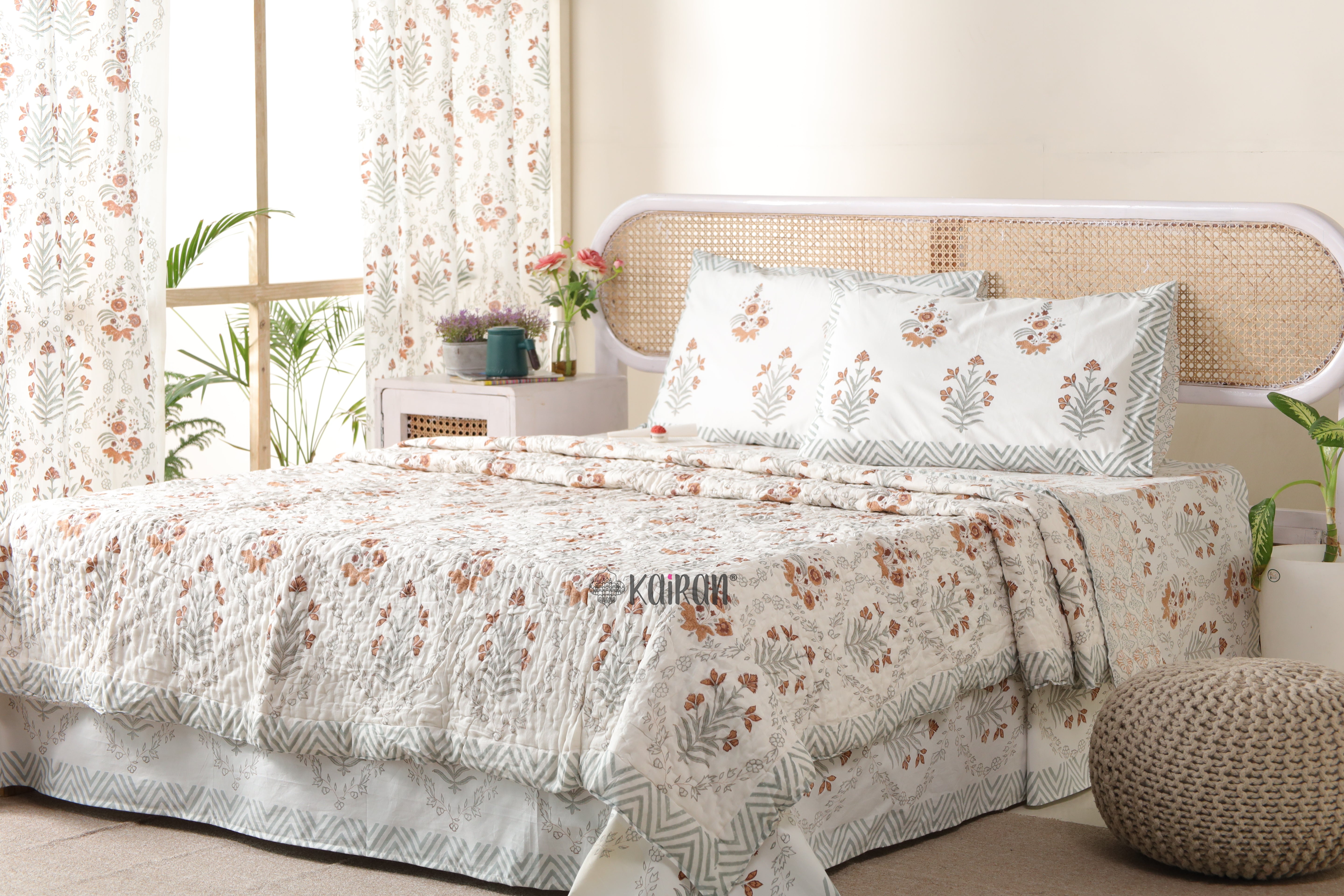 JAISALMER HAND BLOCK PRINTED QUILT