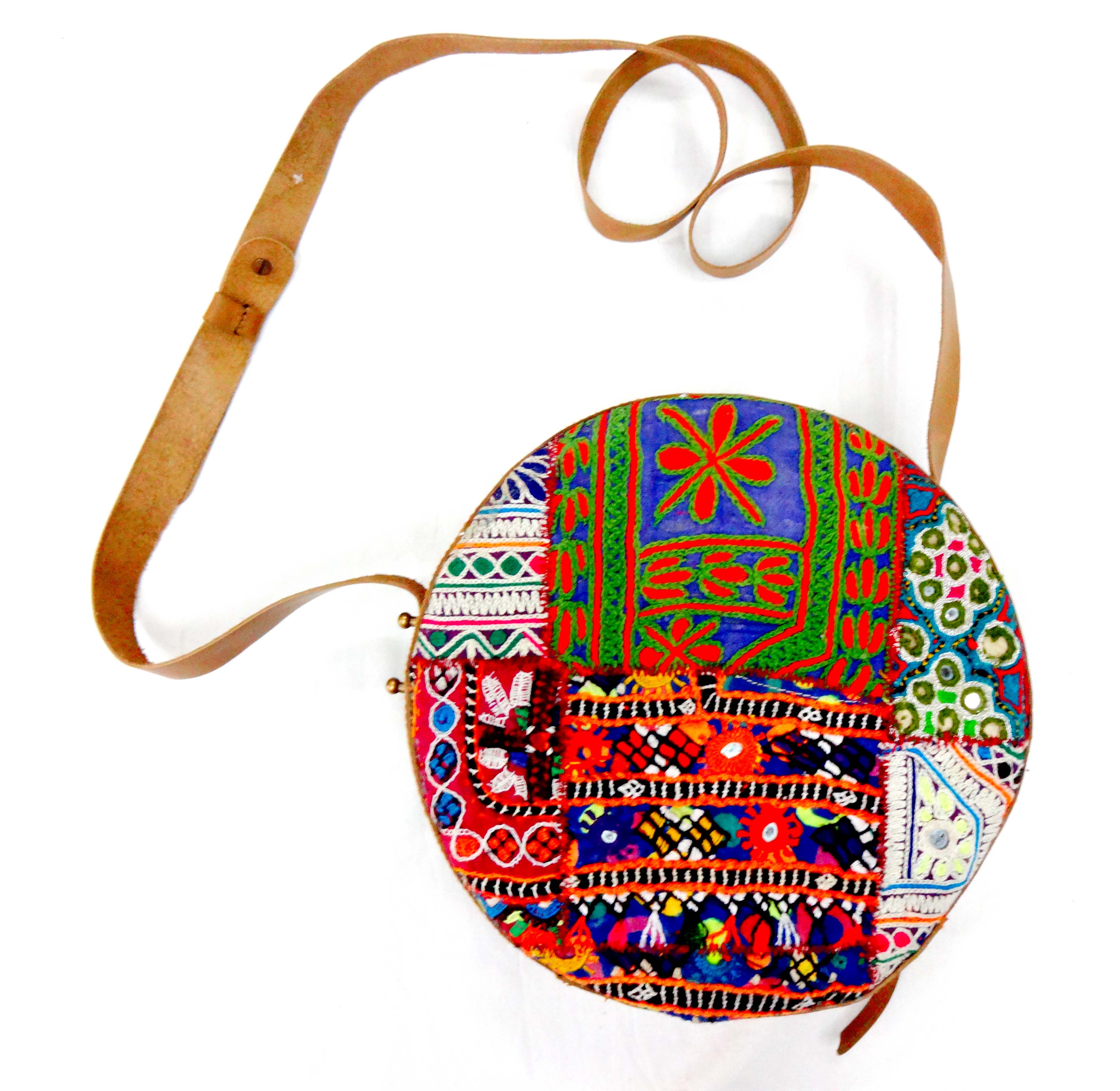 Multi colour Handcrafted - Round Bags