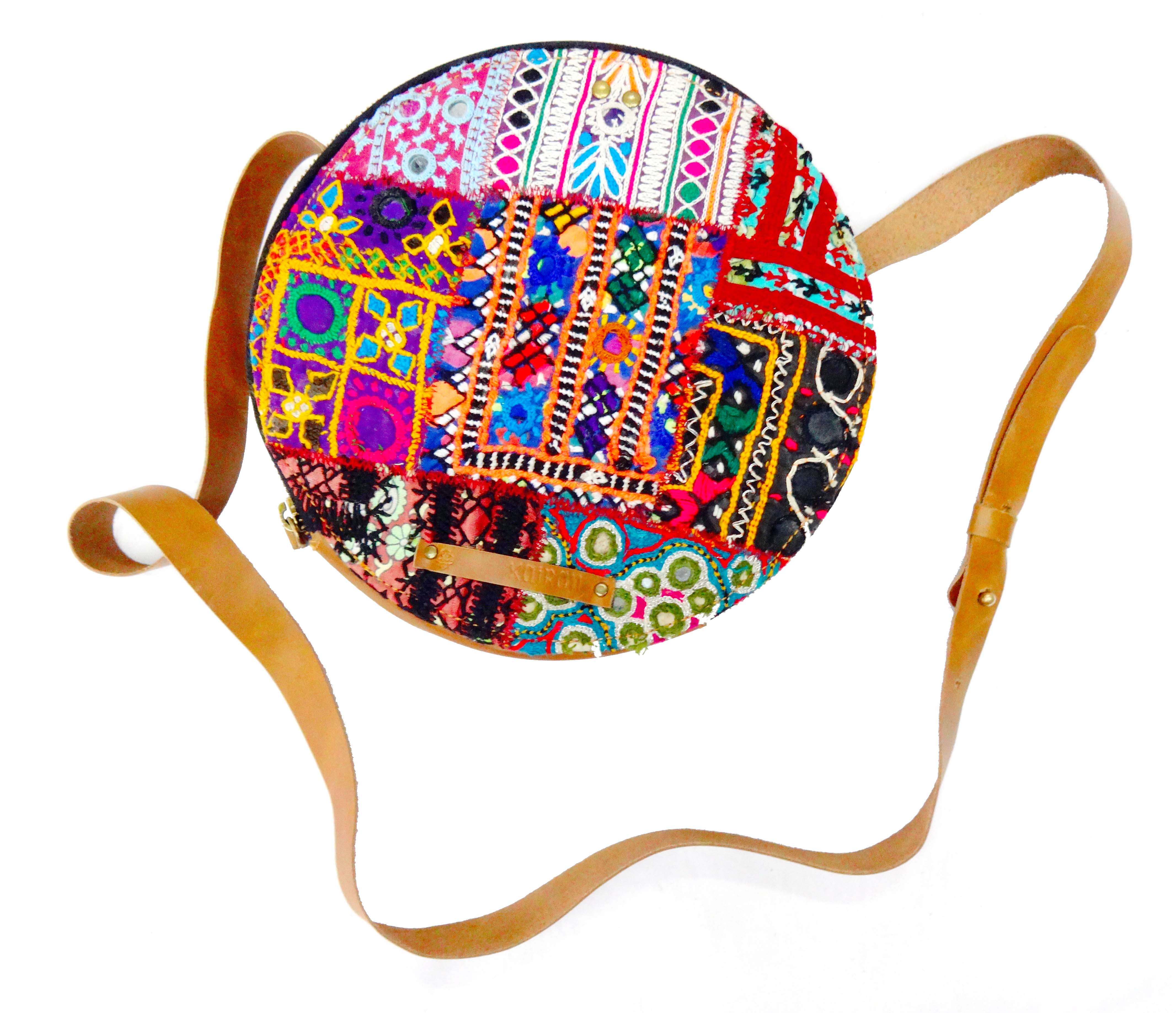 Multi colour Handcrafted - Round Bags