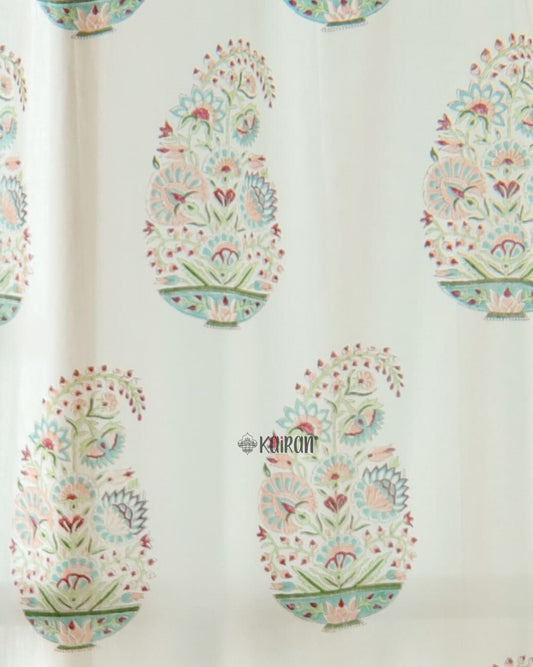KASHMIR HAND BLOCK PRINTED CURTAINS