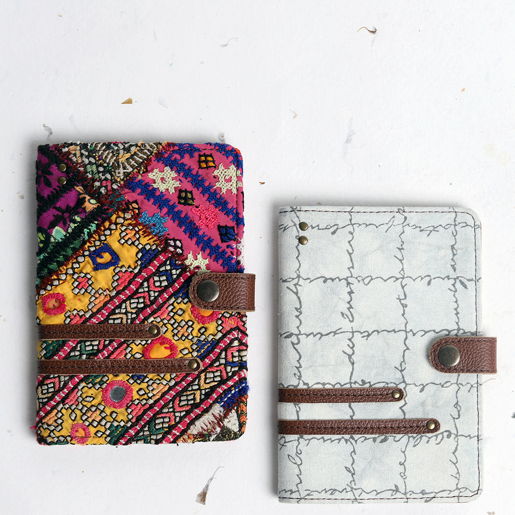 MULTI COLOUR Handcrafted - Meraki Passport Cover