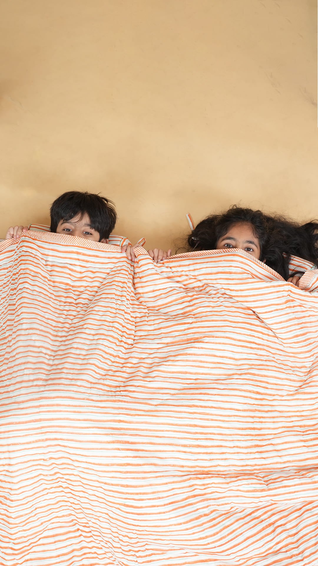Green Tiger– Hand Block Print Reversible Cotton Quilt for Kids