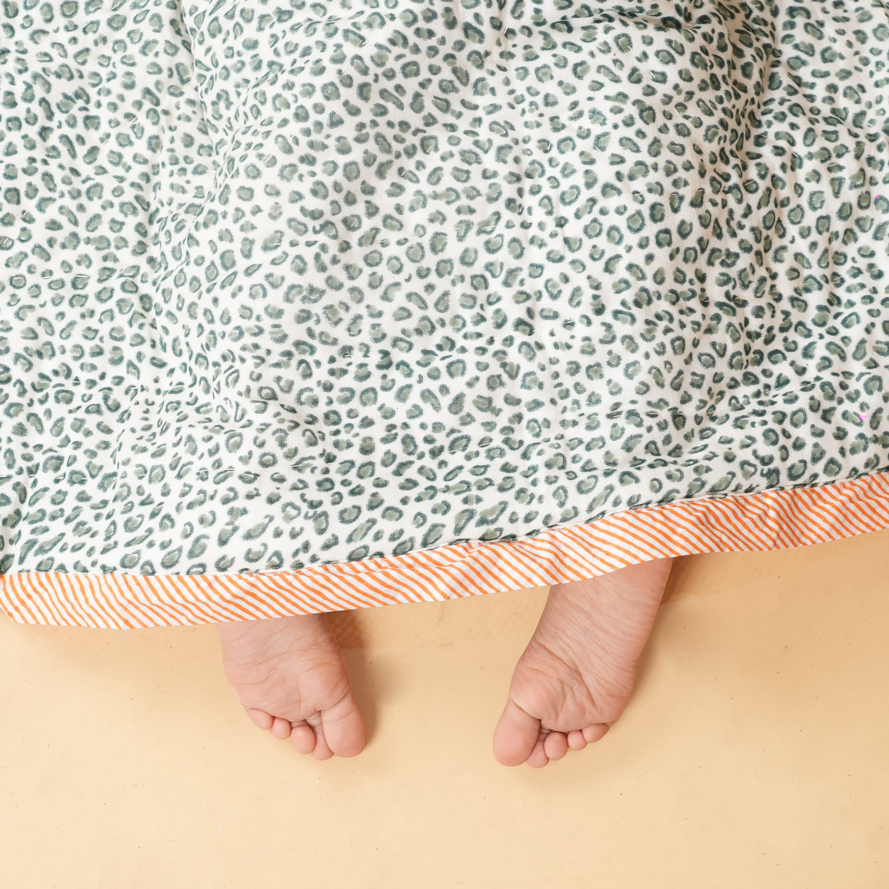 Jungle book– Hand Block Print Reversible Cotton Quilt for Kids