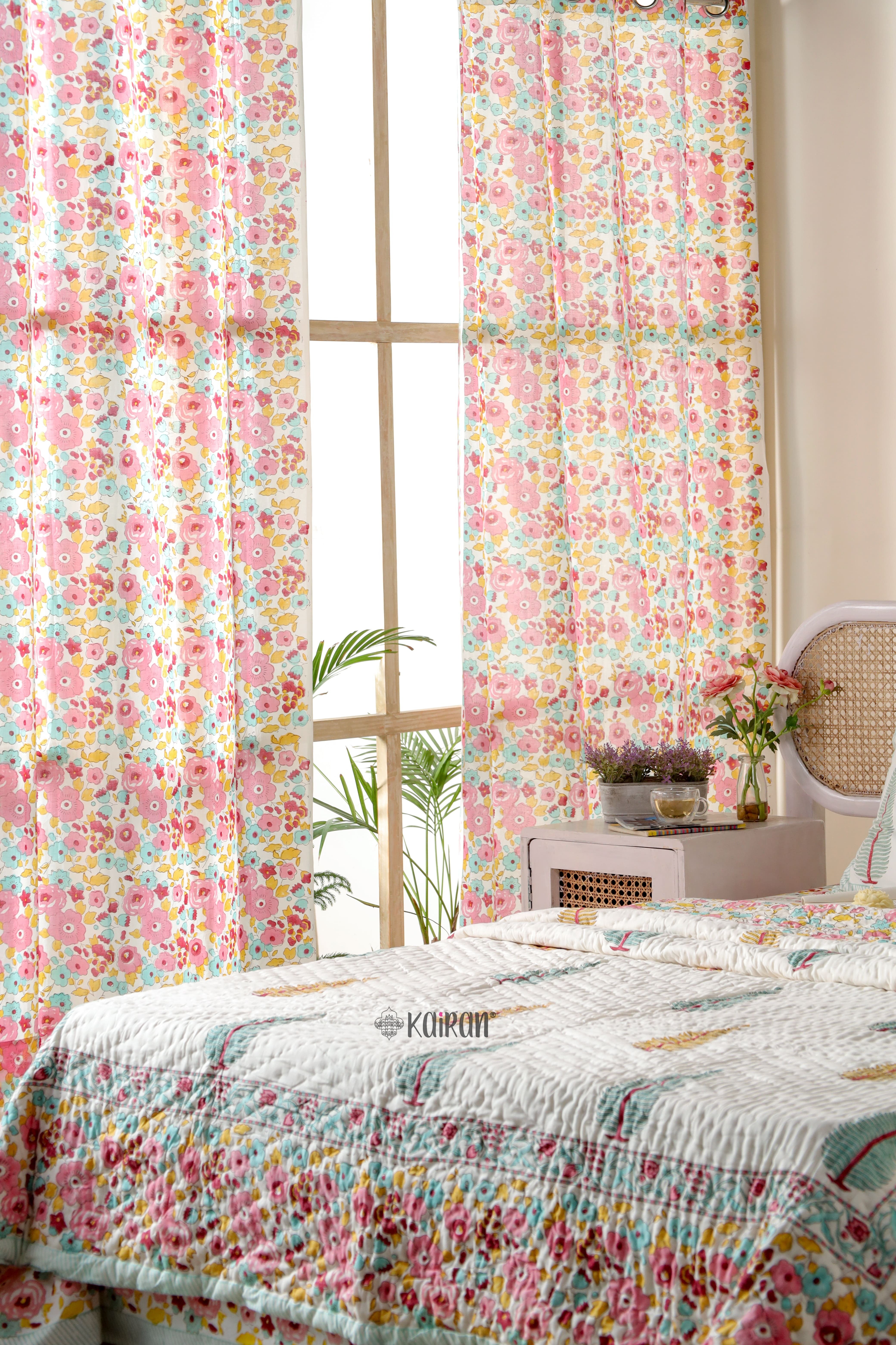 KOLKATA HAND BLOCK PRINTED CURTAINS
