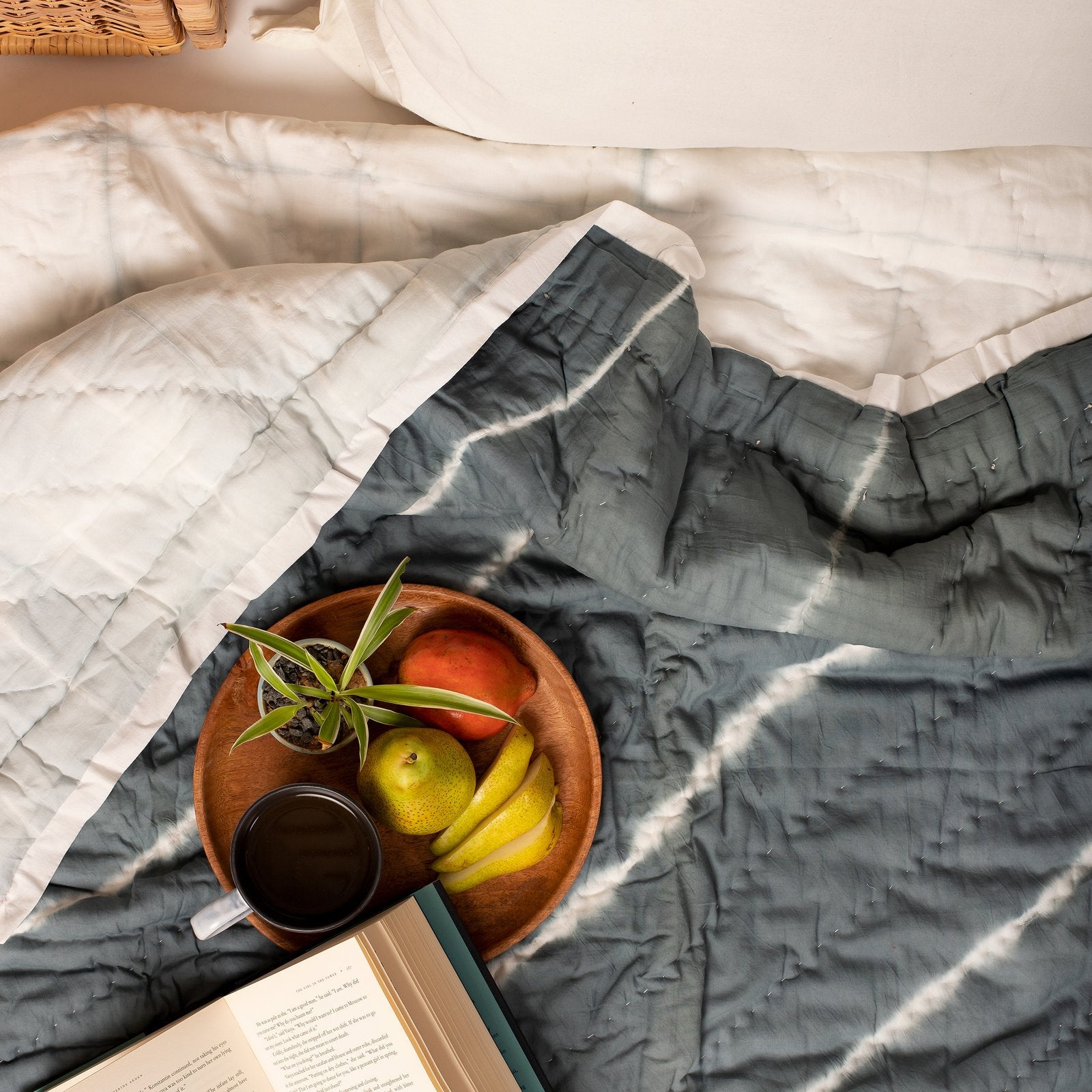 Leheriya – Shibori Dyed Jaipuri Cotton Quilt