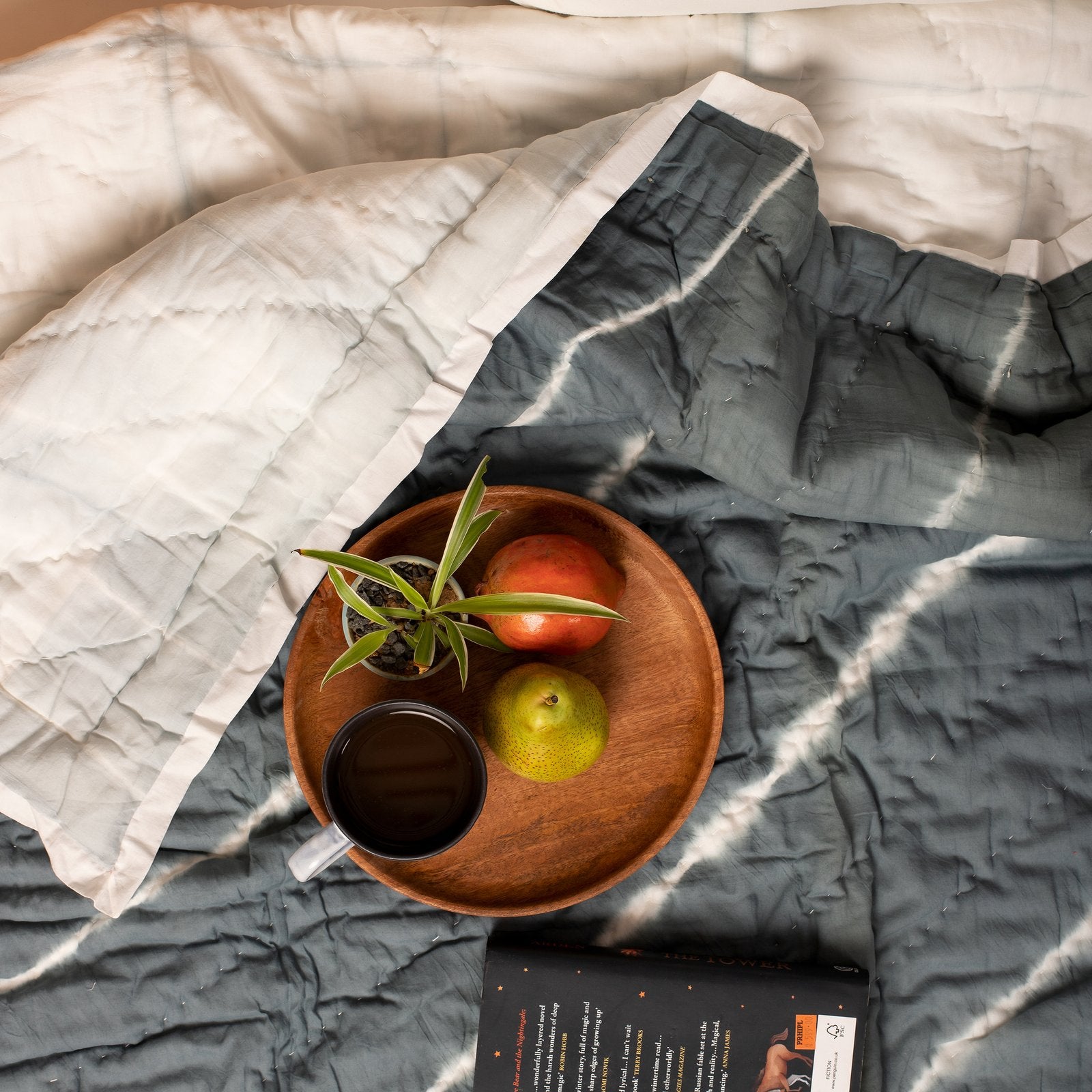 Leheriya – Shibori Dyed Jaipuri Cotton Quilt