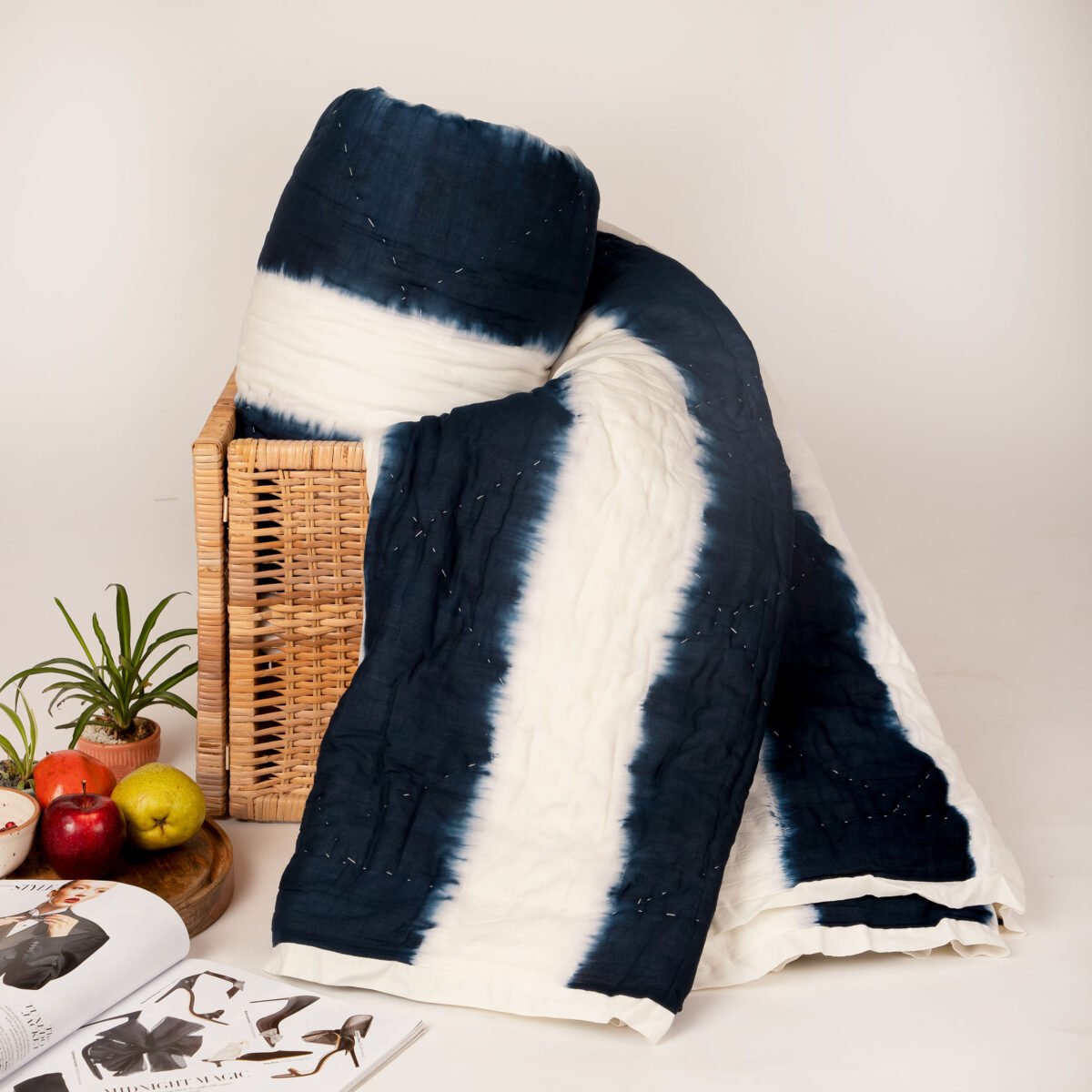 Dhari – Shibori Dyed Single & Double Jaipuri Cotton Quilt