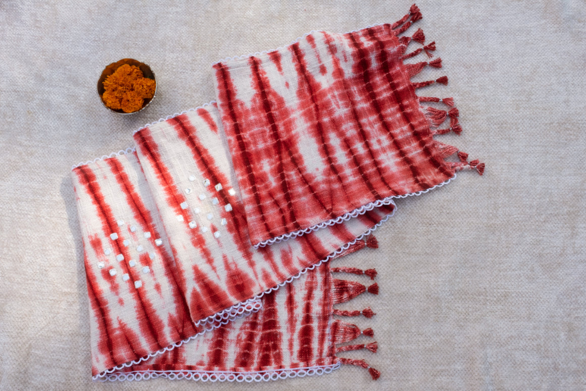 Rangsutra-Hand Block Print Cotton table runner