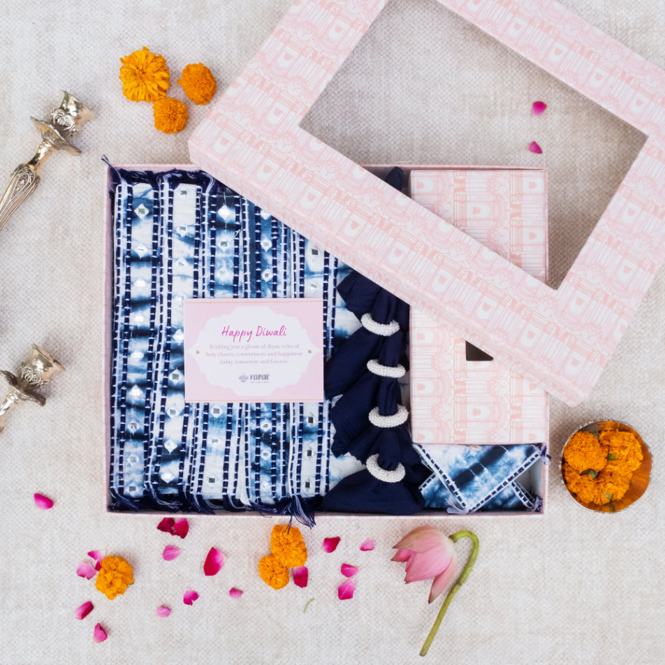 Nakkashi Handcrafted Table Linen Gift Box