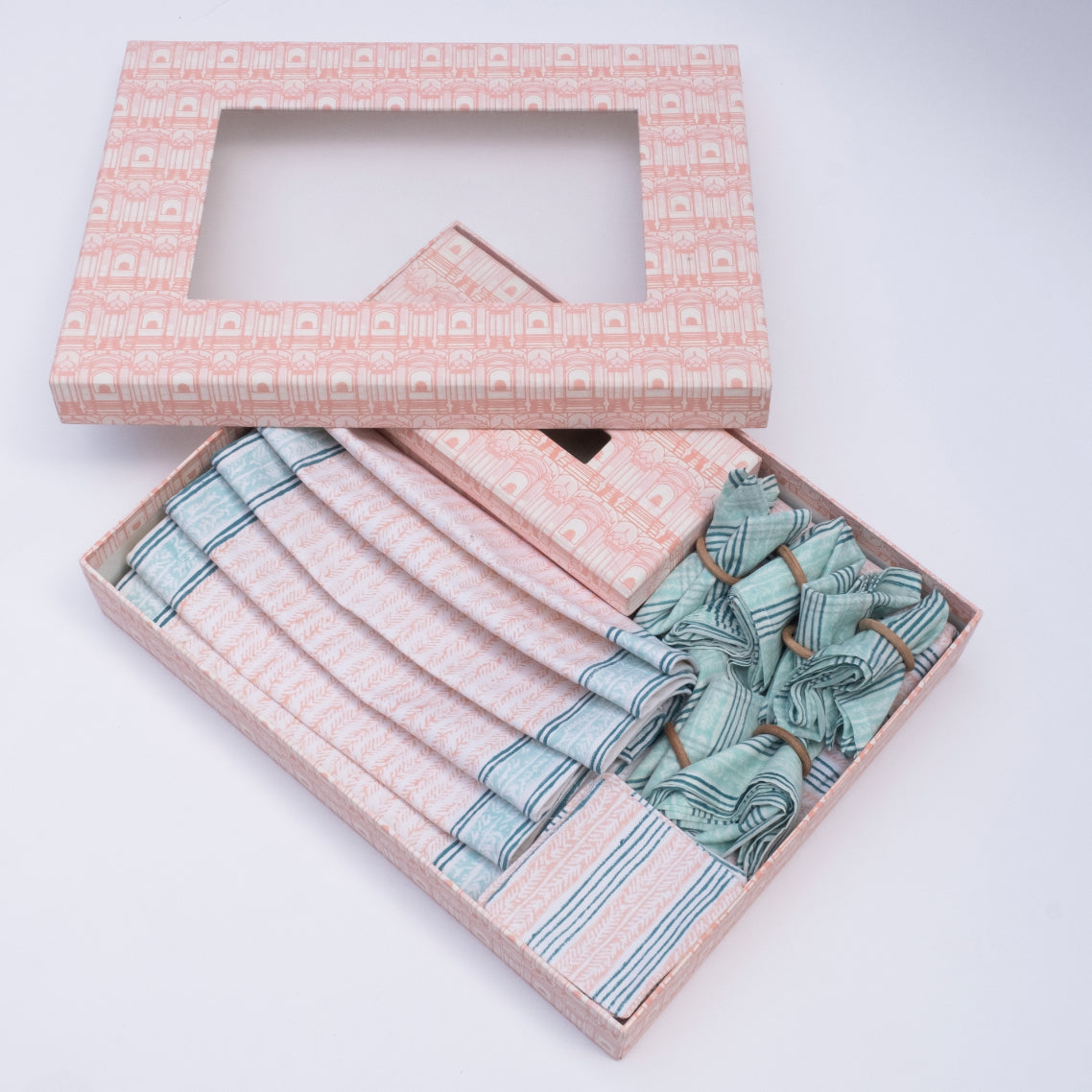 The Seahorse Handcrafted Table Linen Gift Box