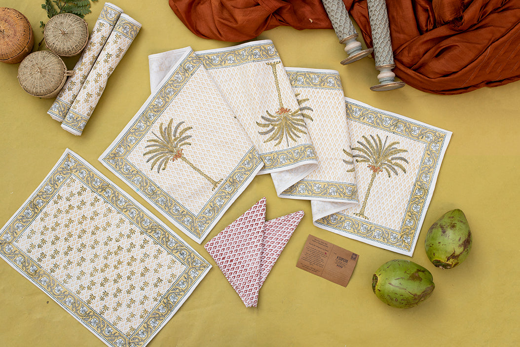 Jumeriah Handcrafted Table Linen Gift Box