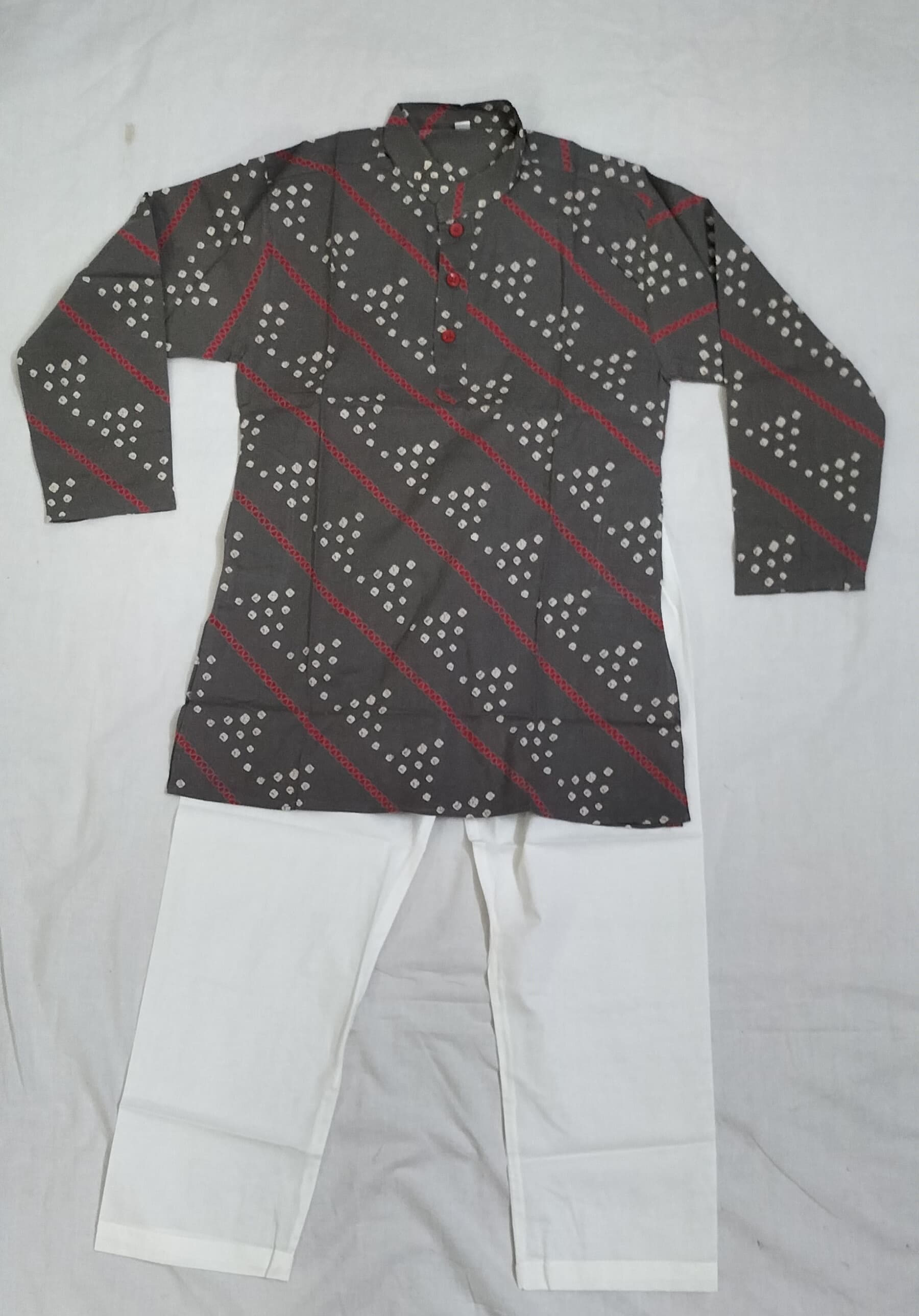Bandhini kurta set for boys