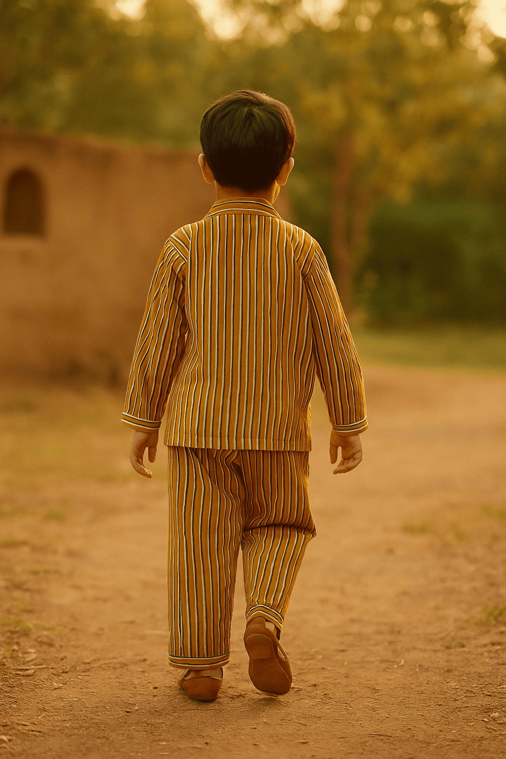 Yellow night suit for boys