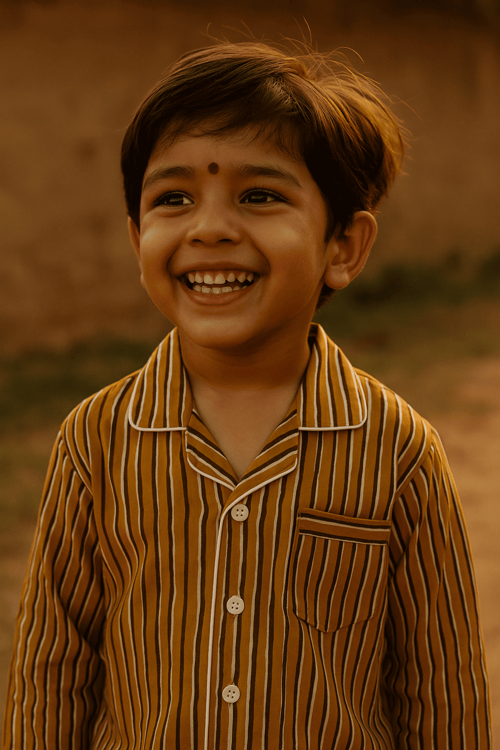 Yellow night suit for boys