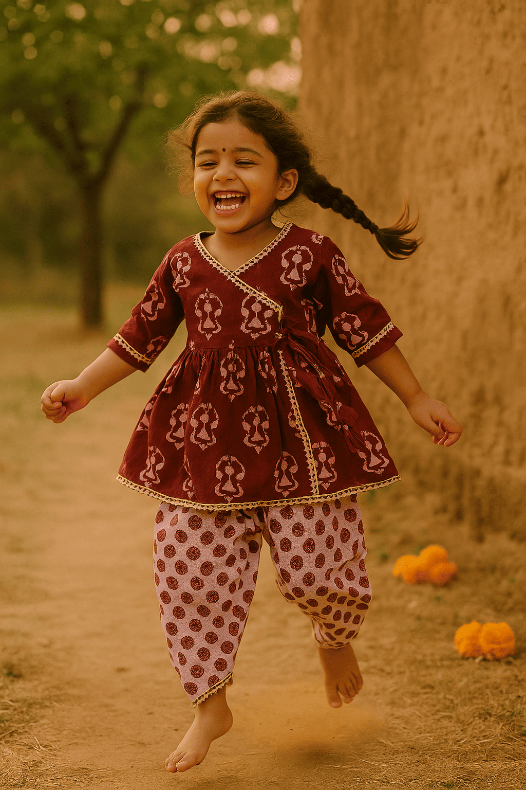 Maroon Angrakha