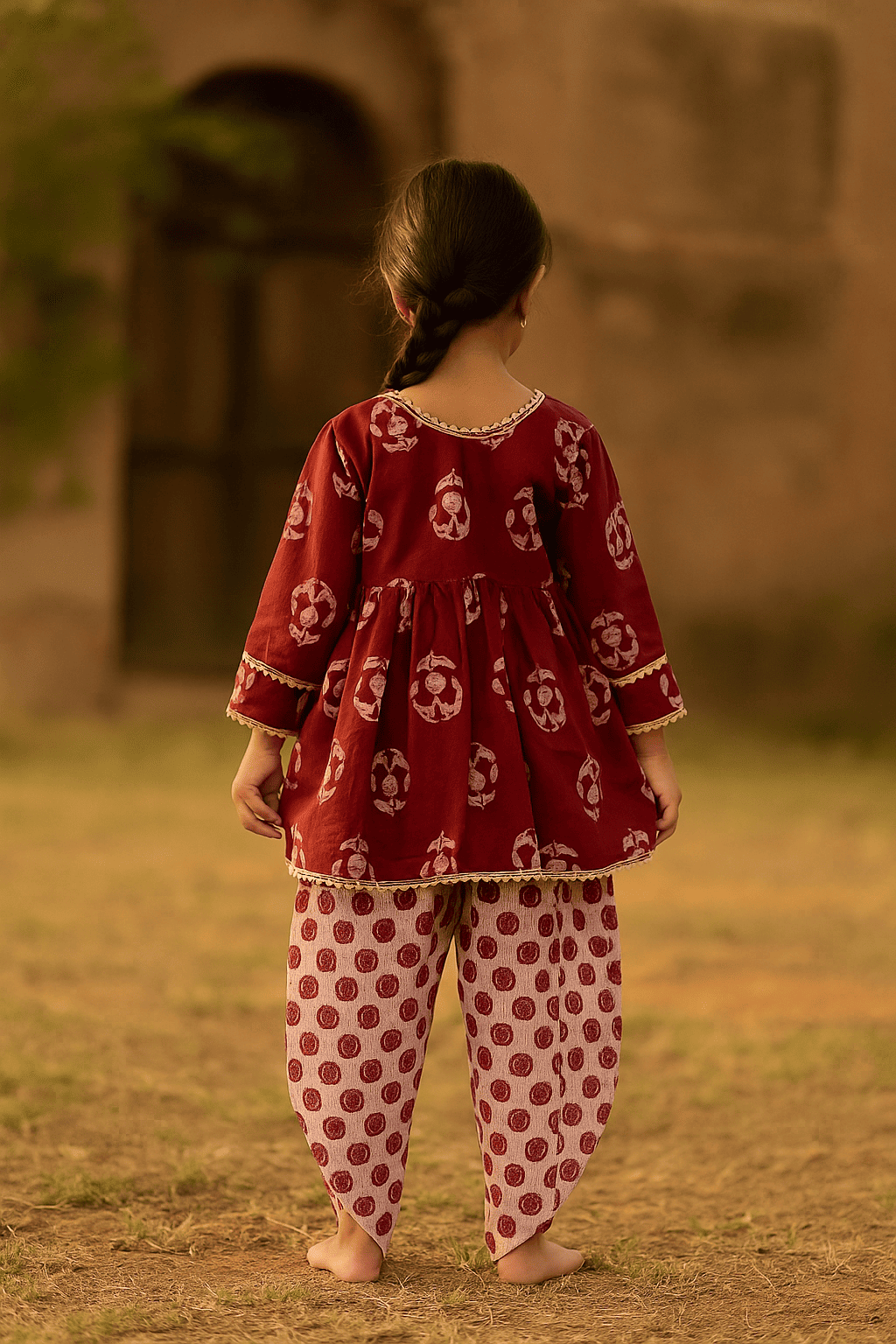 Maroon Angrakha