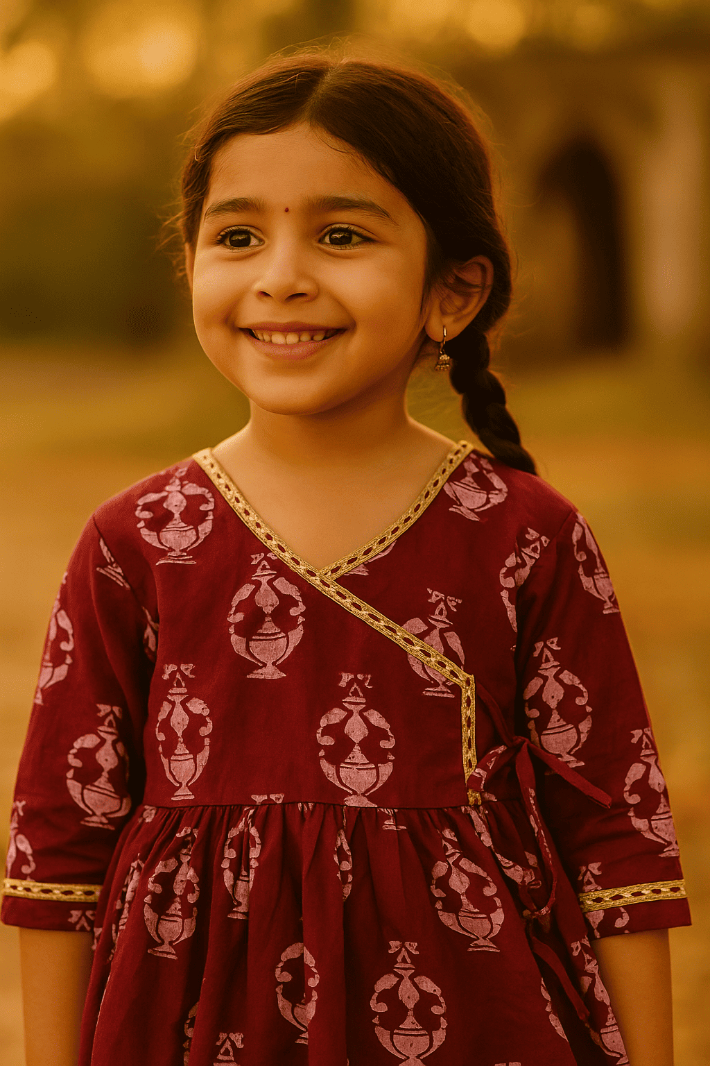 Maroon Angrakha