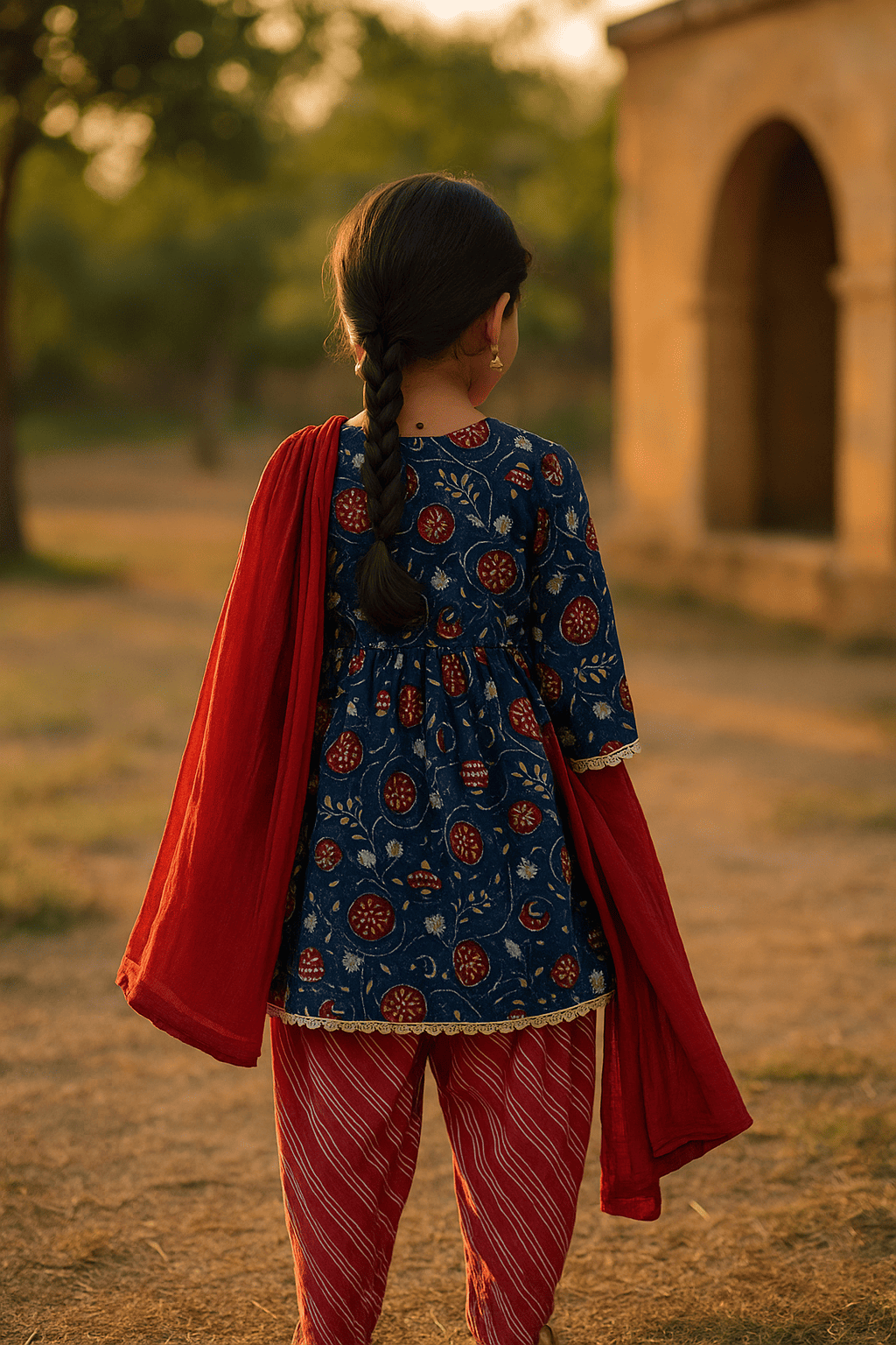 Blue Angrakha