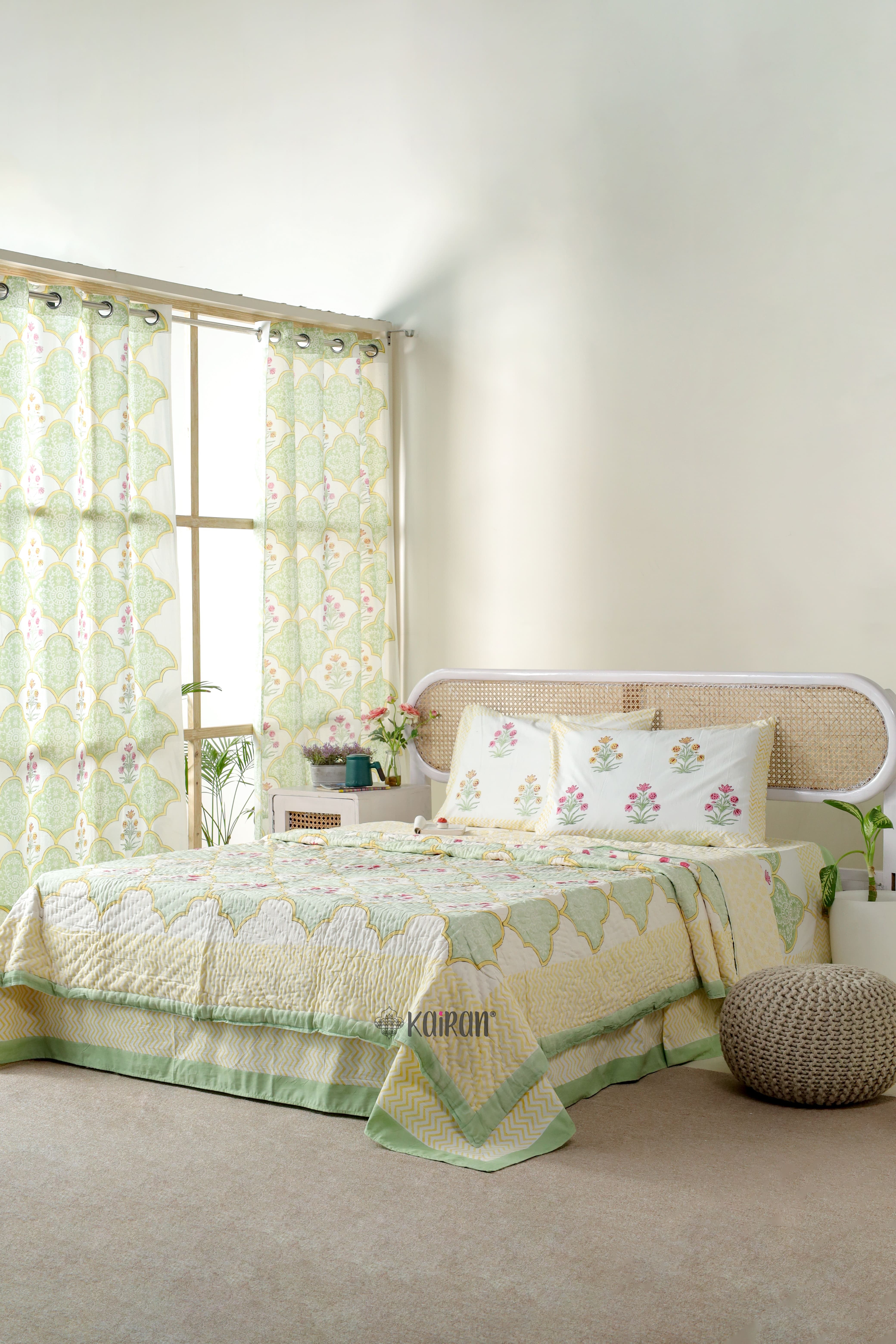 LUCKNOW HAND BLOCK PRINTED CURTAINS