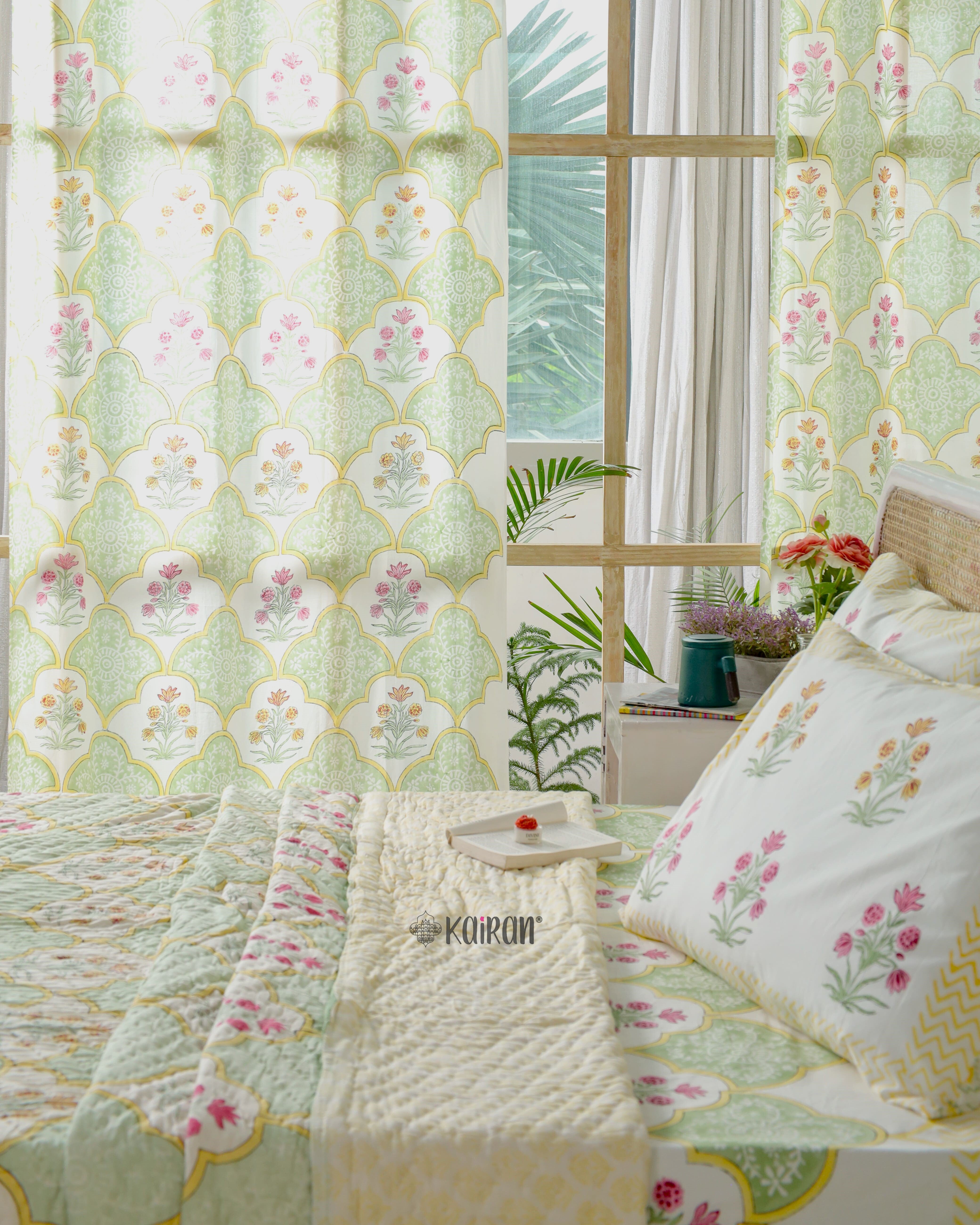 LUCKNOW HAND BLOCK PRINTED CURTAINS