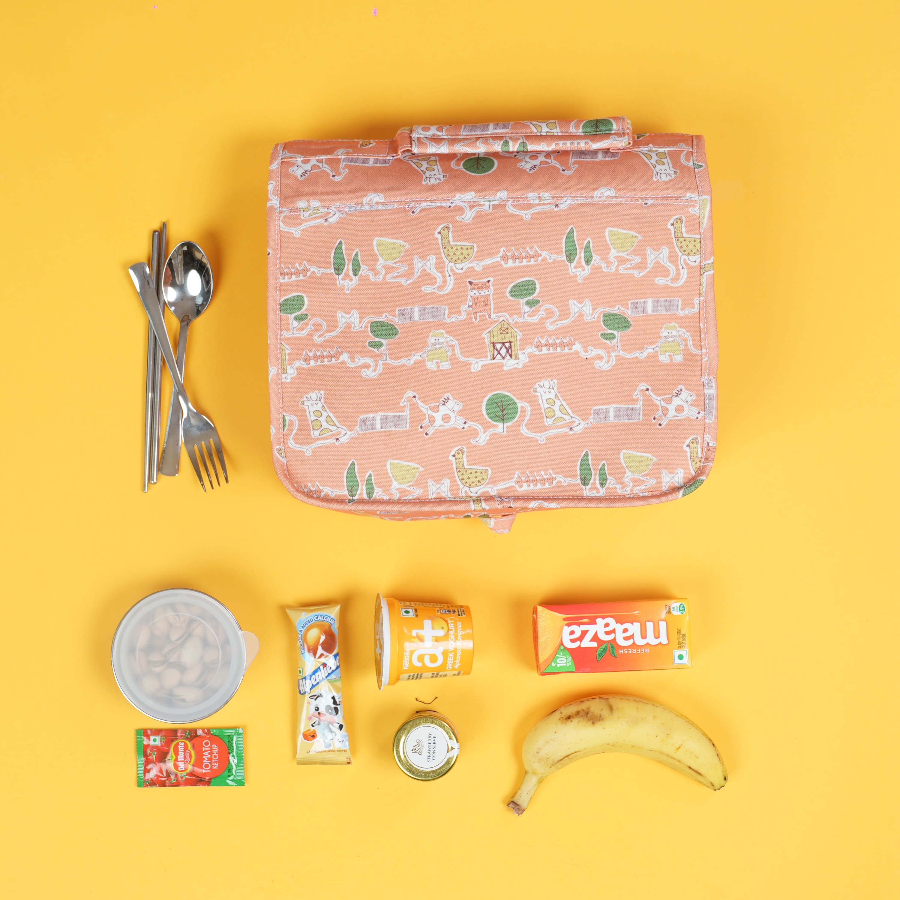 Lunch Bag Old MacDonald Print Personalized Bag