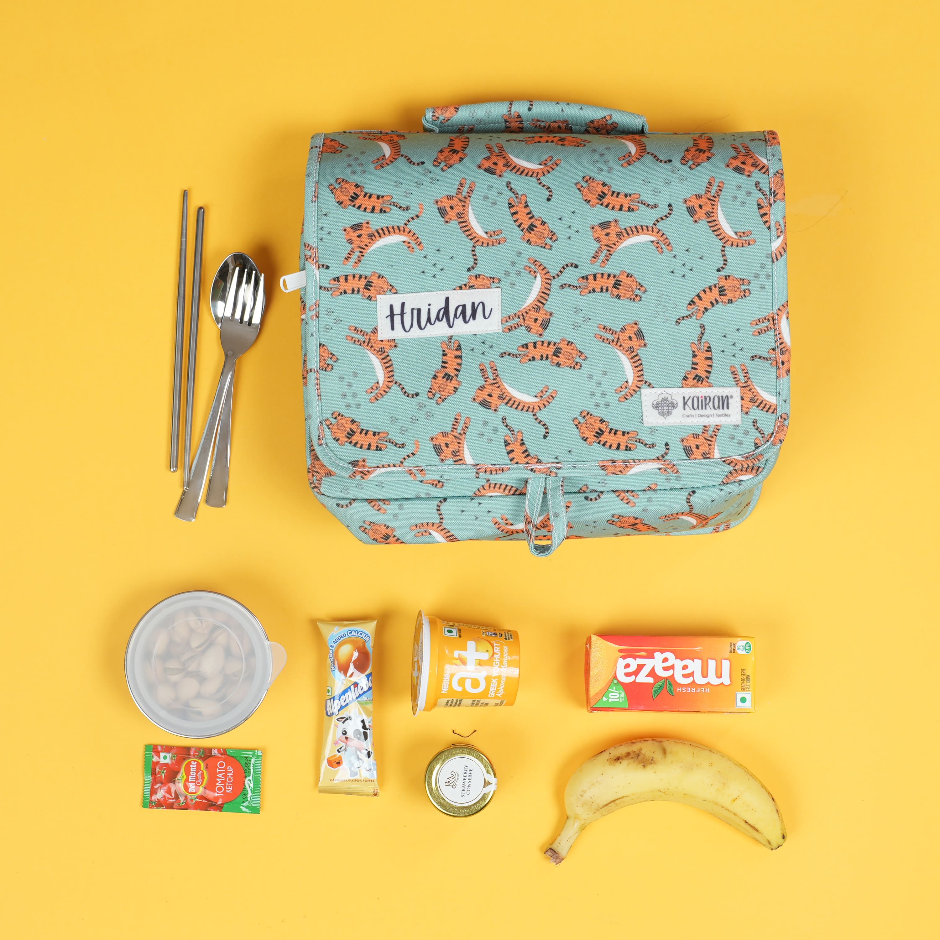 Lunch Bag Little Tiger Print Personalized Bag
