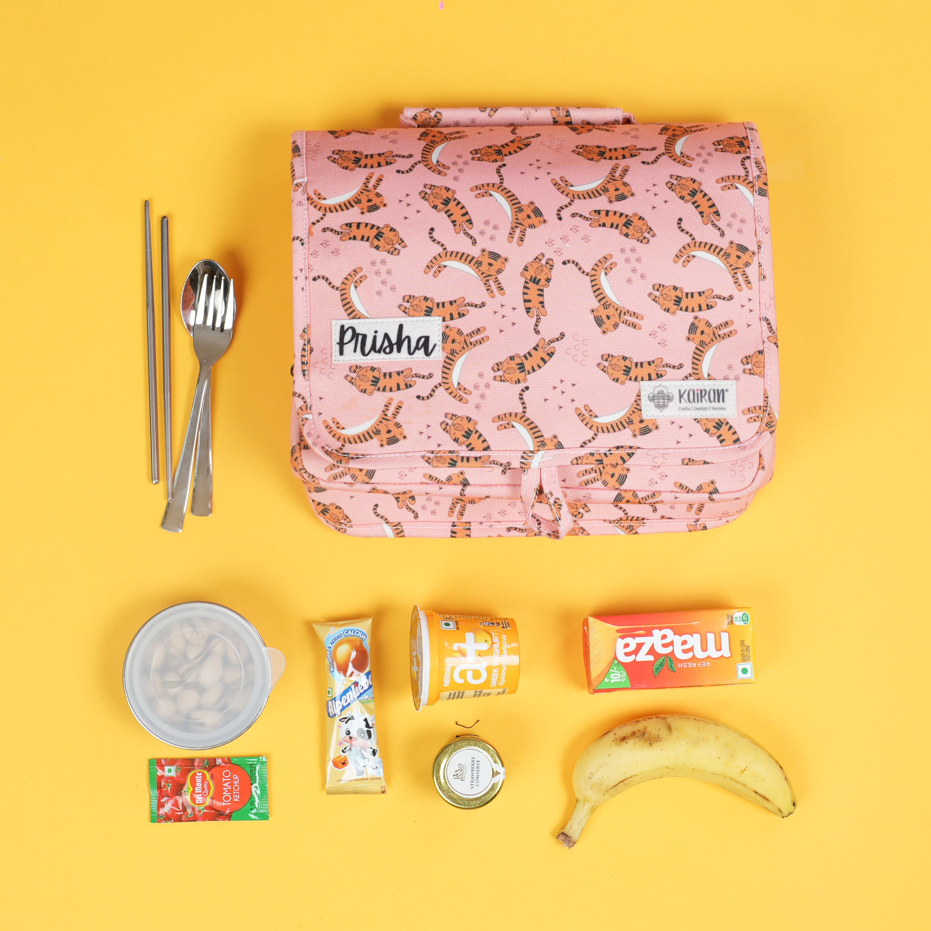 Lunch Bag Little Tigress Print Personalized Bag