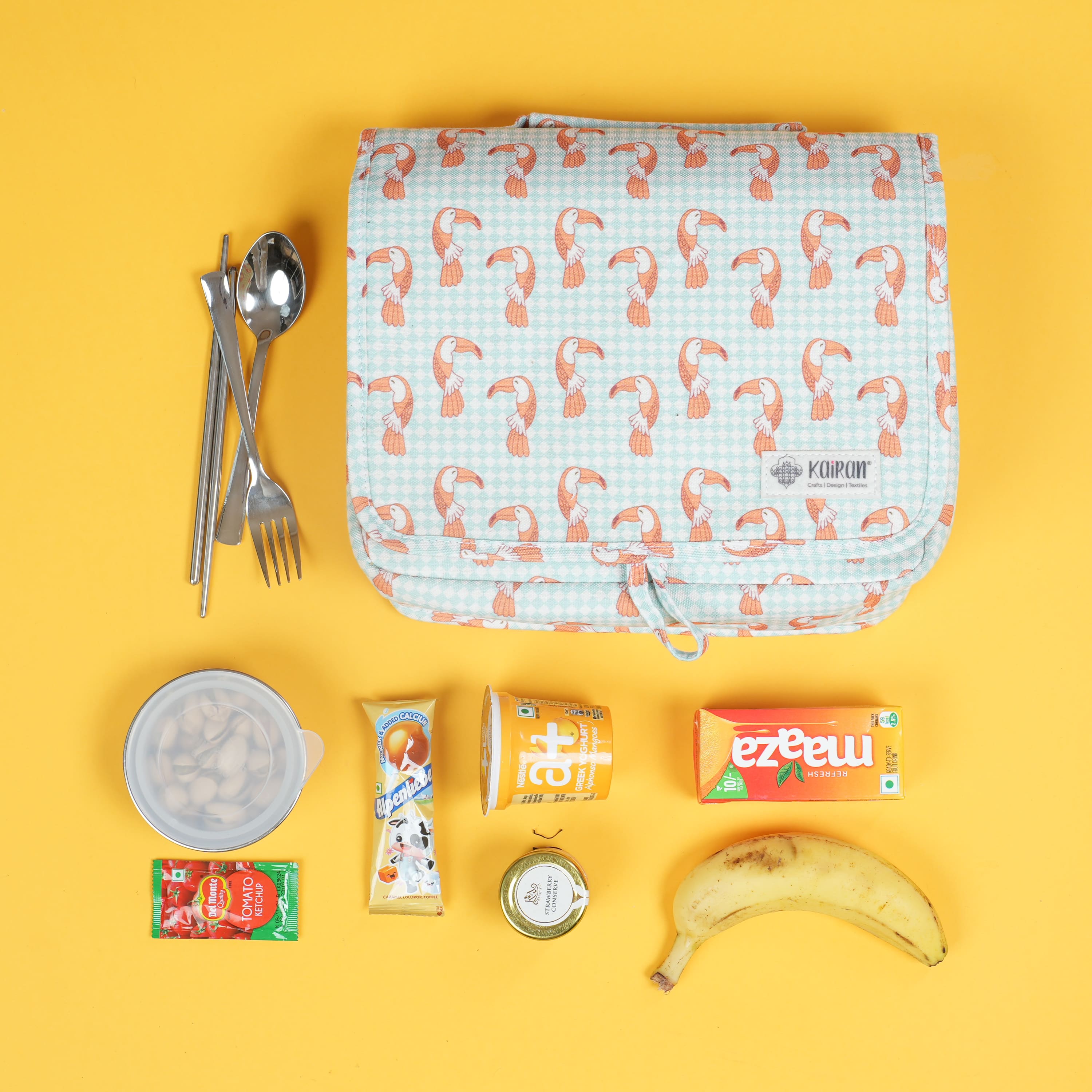 Lunch Bag Toucan Print Personalized Bag