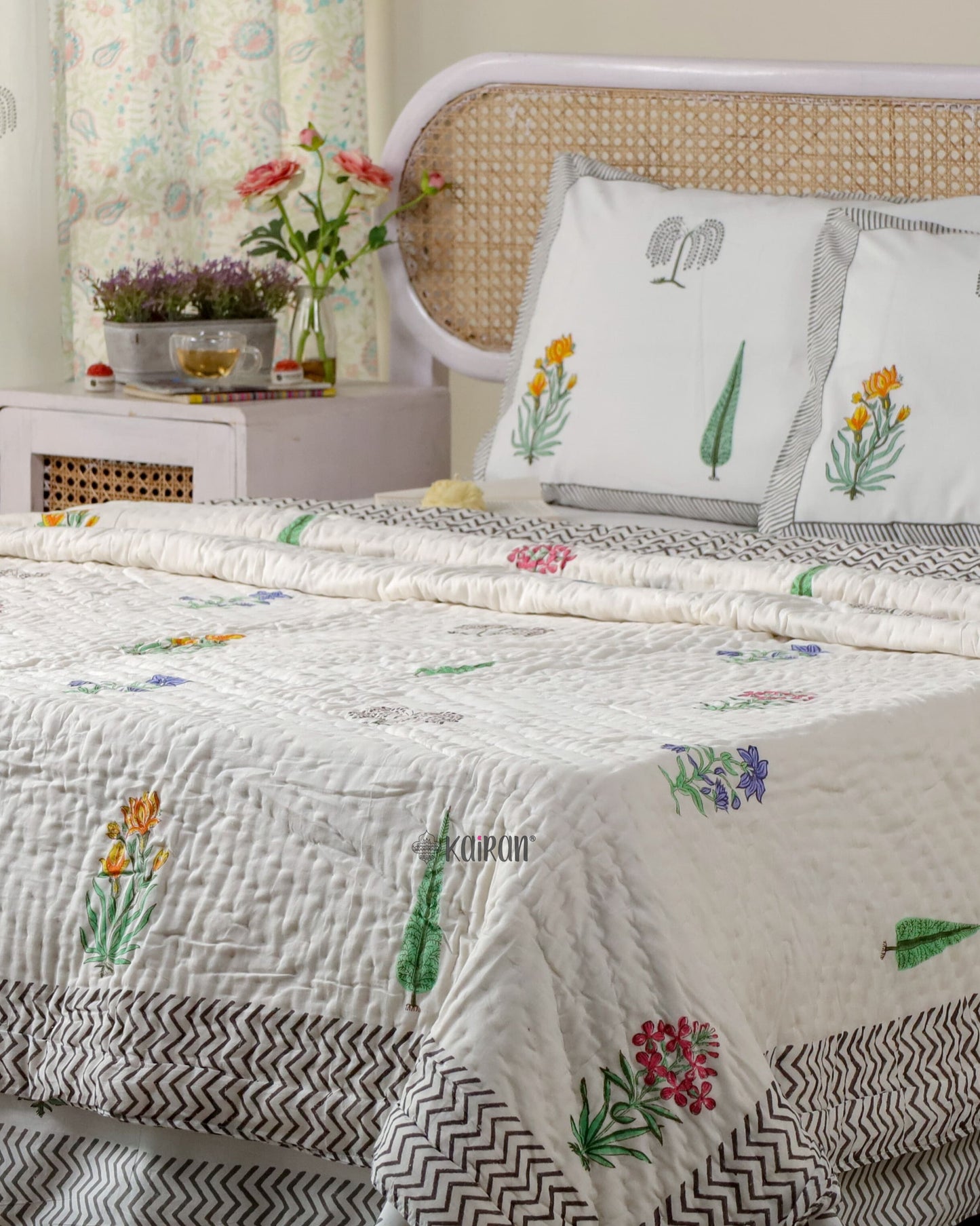 MADURAI HAND BLOCK PRINTED QUILT