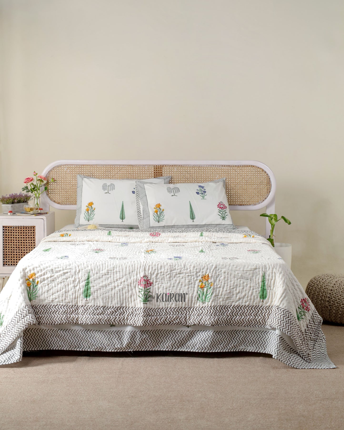 MADURAI HAND BLOCK PRINTED QUILT