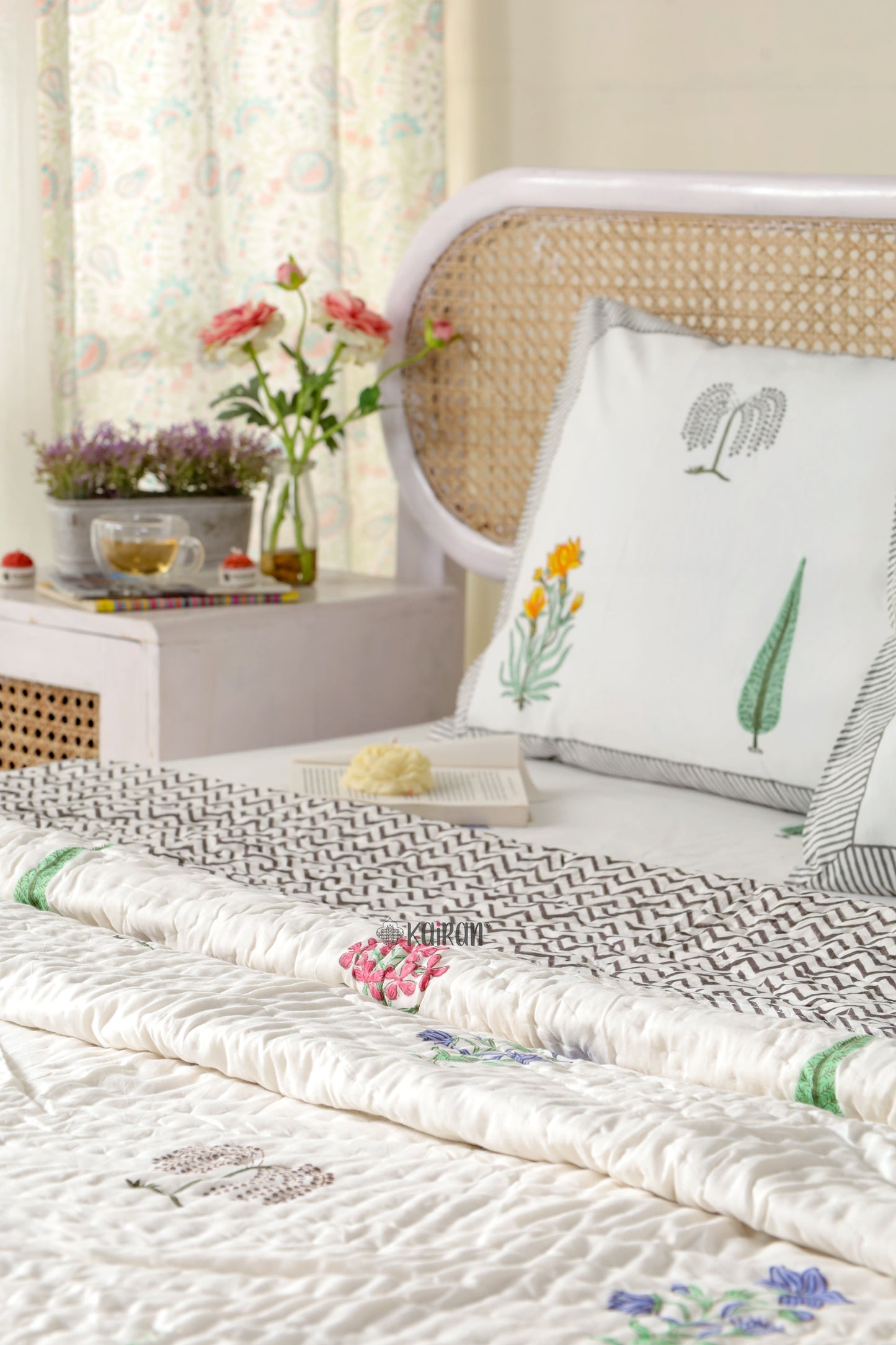 MADURAI HAND BLOCK PRINTED QUILT