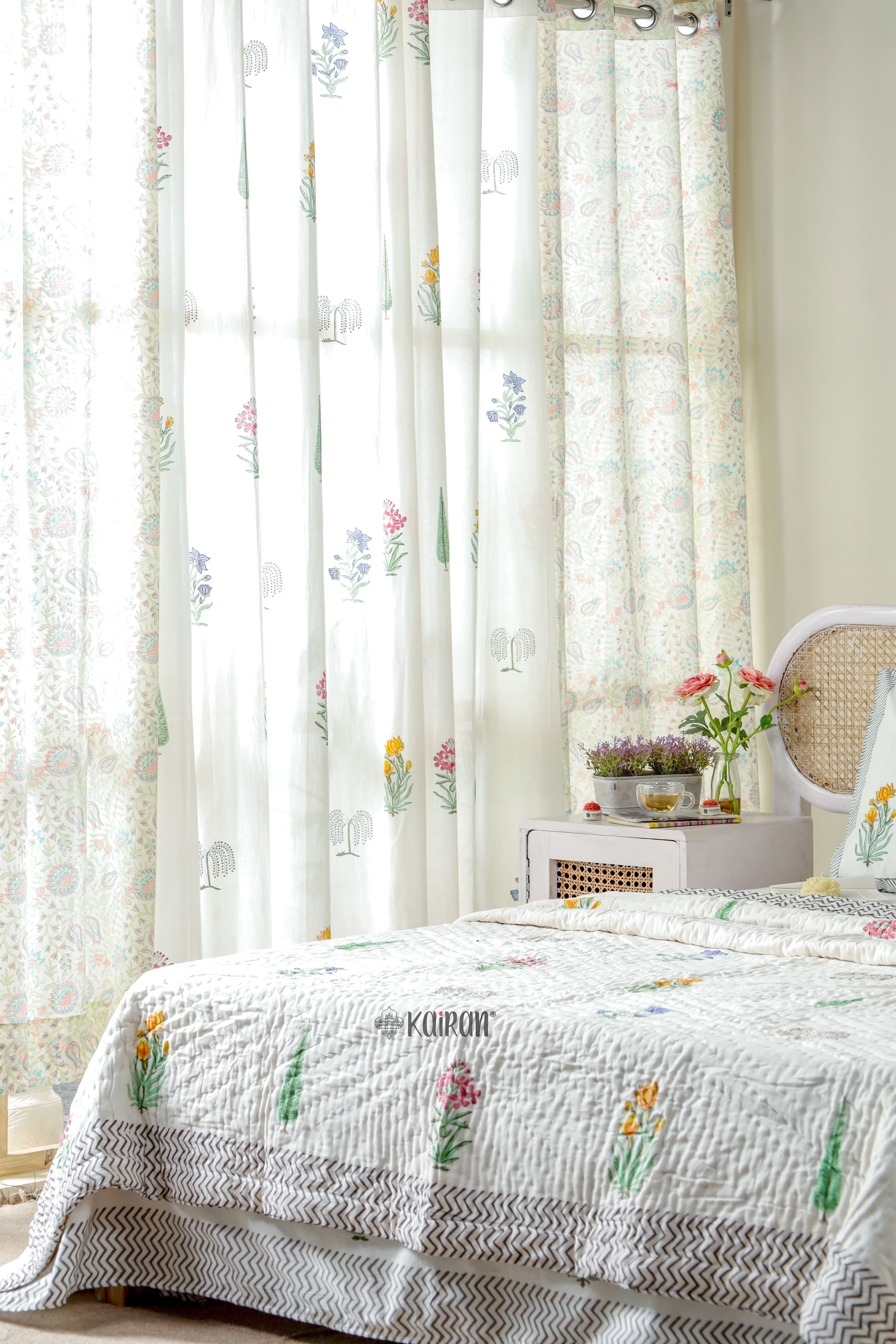 MADURAI HAND BLOCK PRINTED CURTAINS