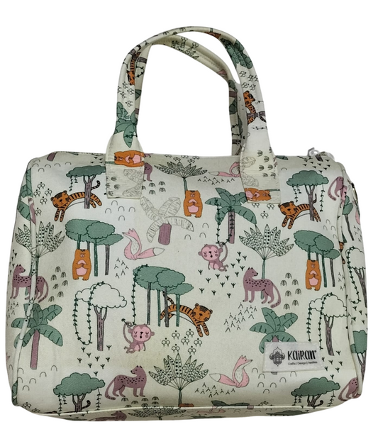 Mini Duffle/Diaper Jungle Book print Personalised Bag
