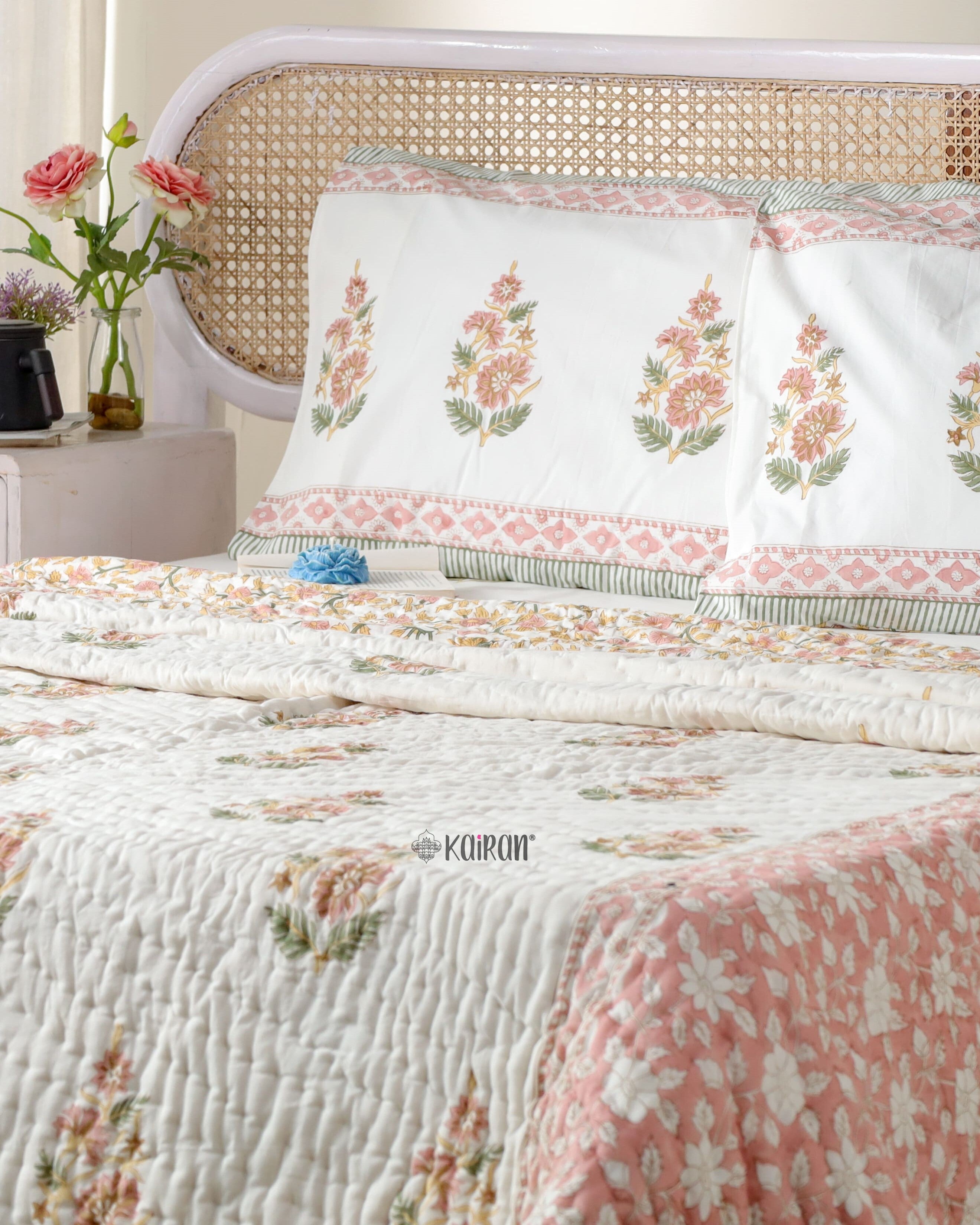 MYSORE HAND BLOCK PRINTED QUILT