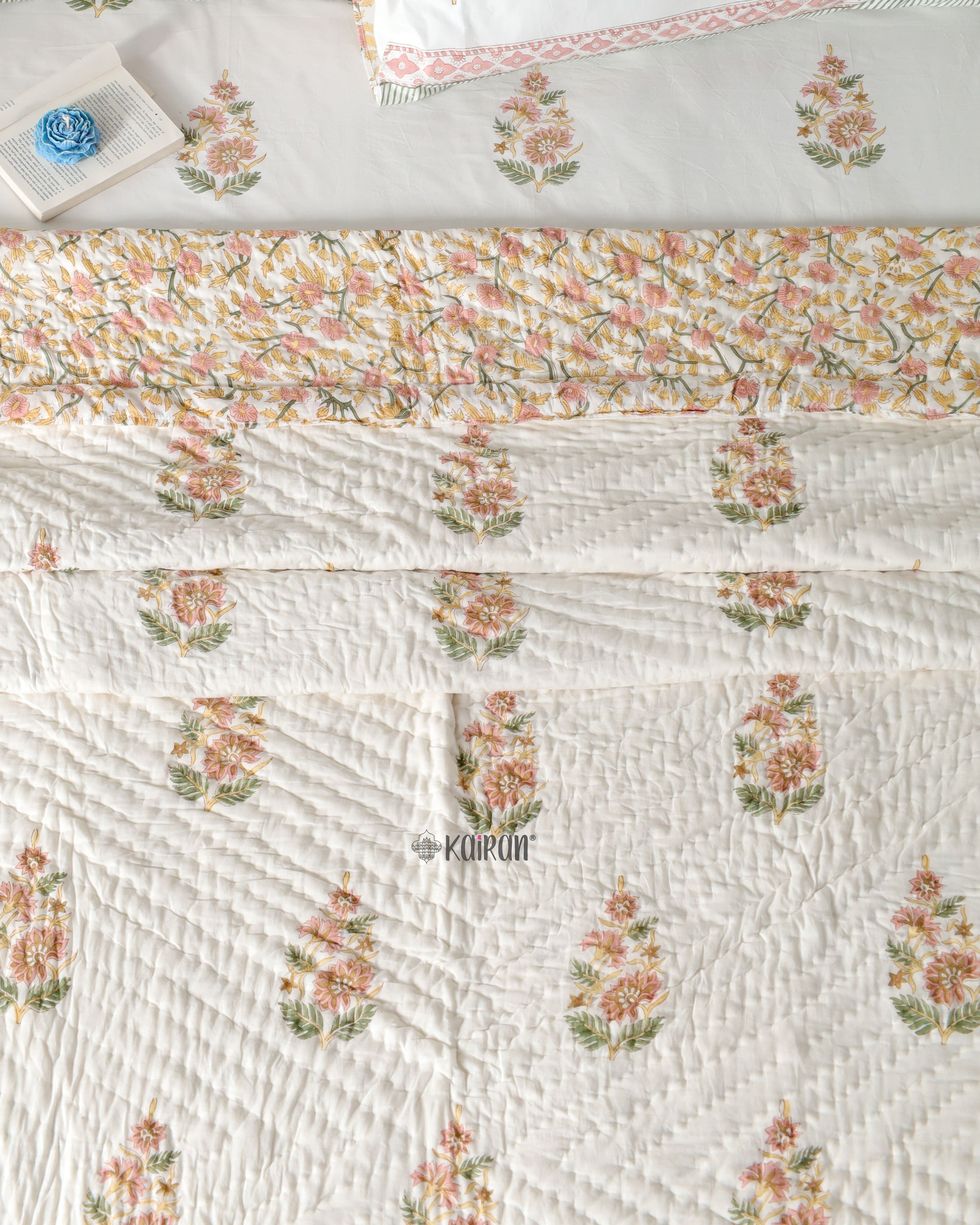 MYSORE HAND BLOCK PRINTED QUILT